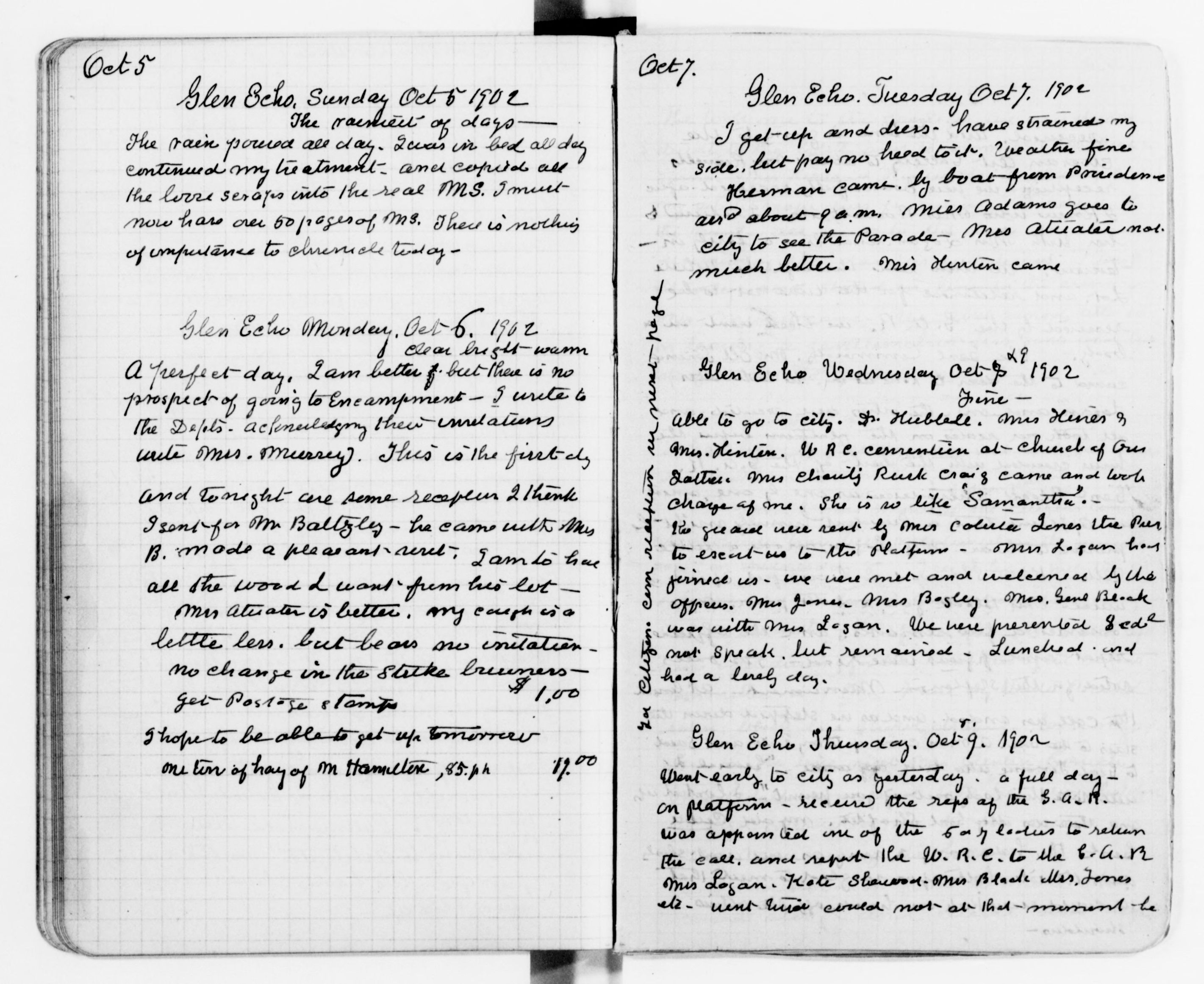 Scanned image of the current content page