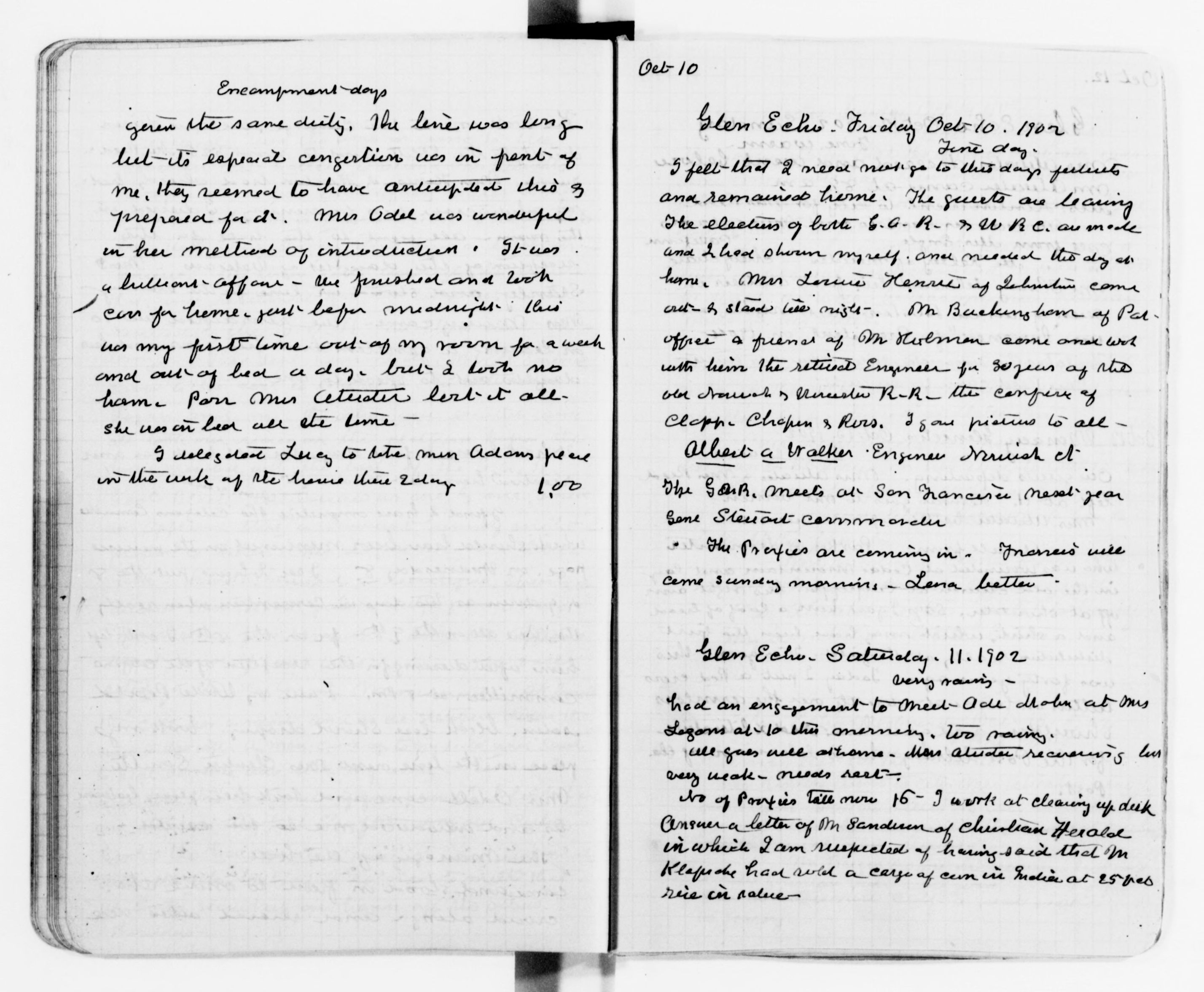 Scanned image of the current content page