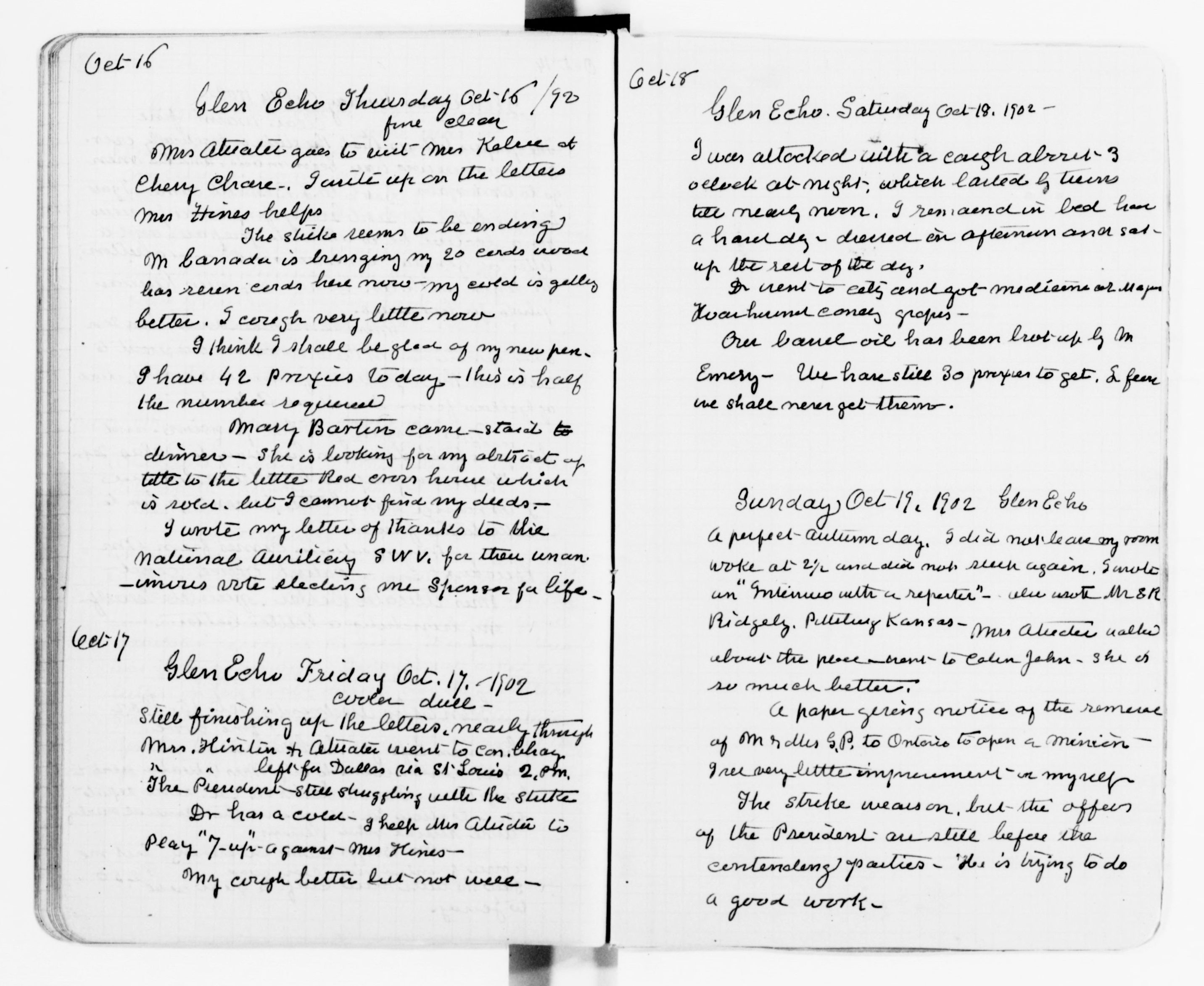 Scanned image of the current content page