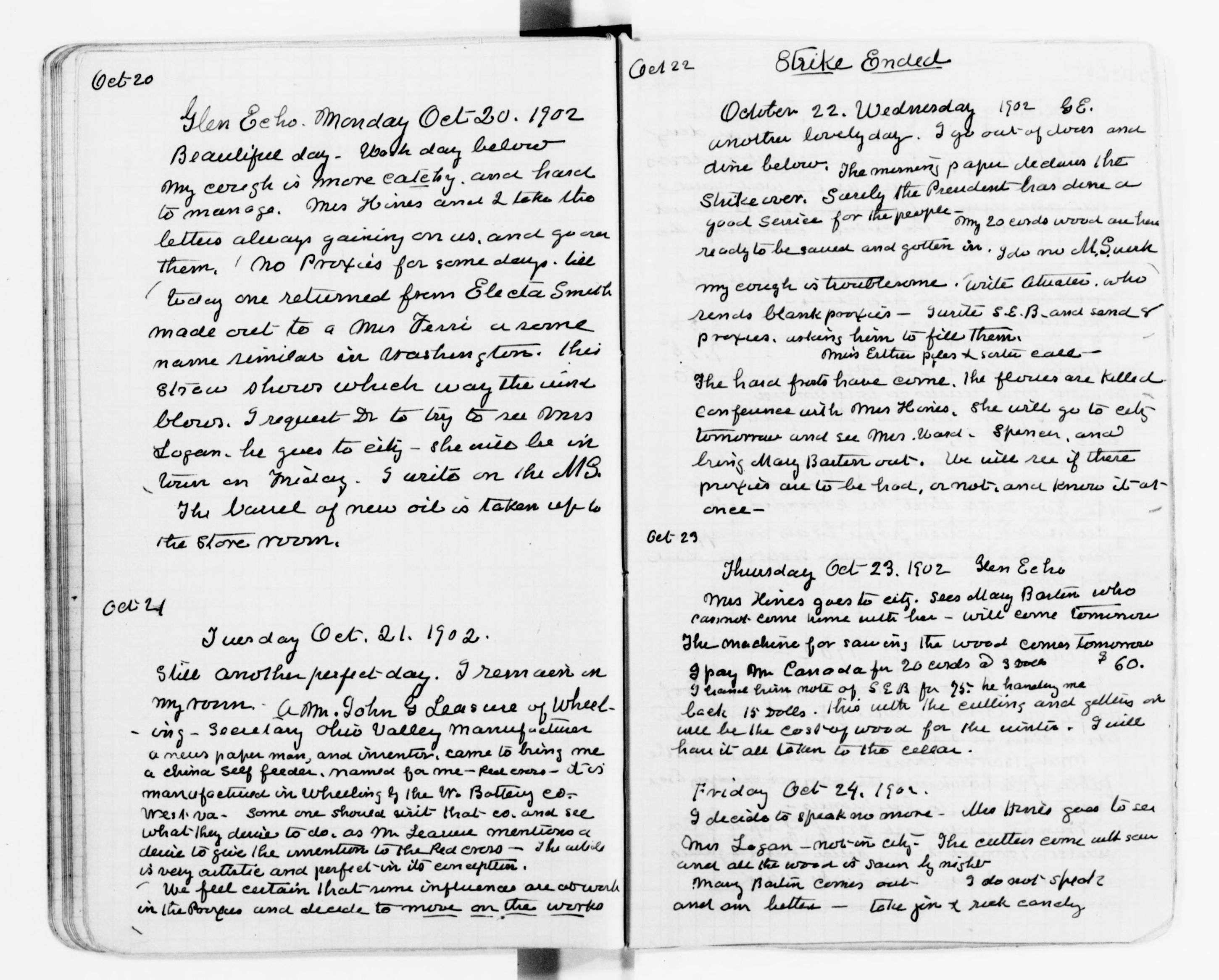 Scanned image of the current content page