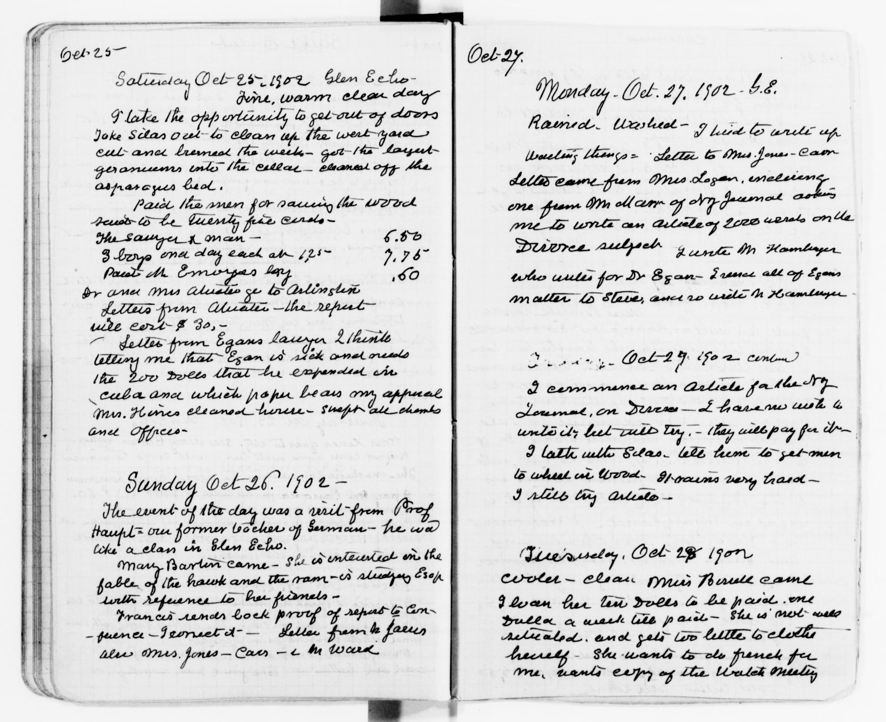 Scanned image of the current content page