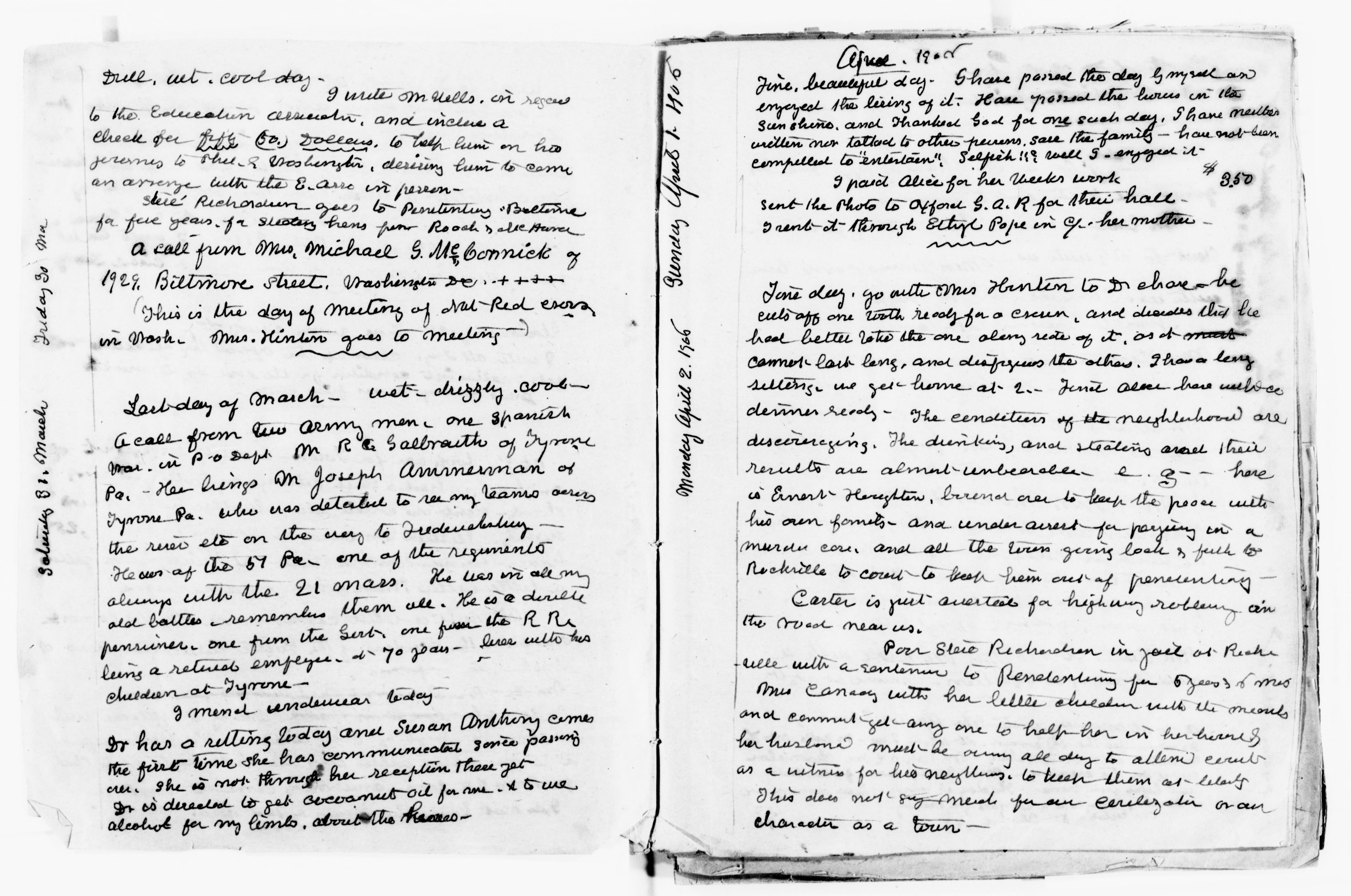 Scanned image of the current content page