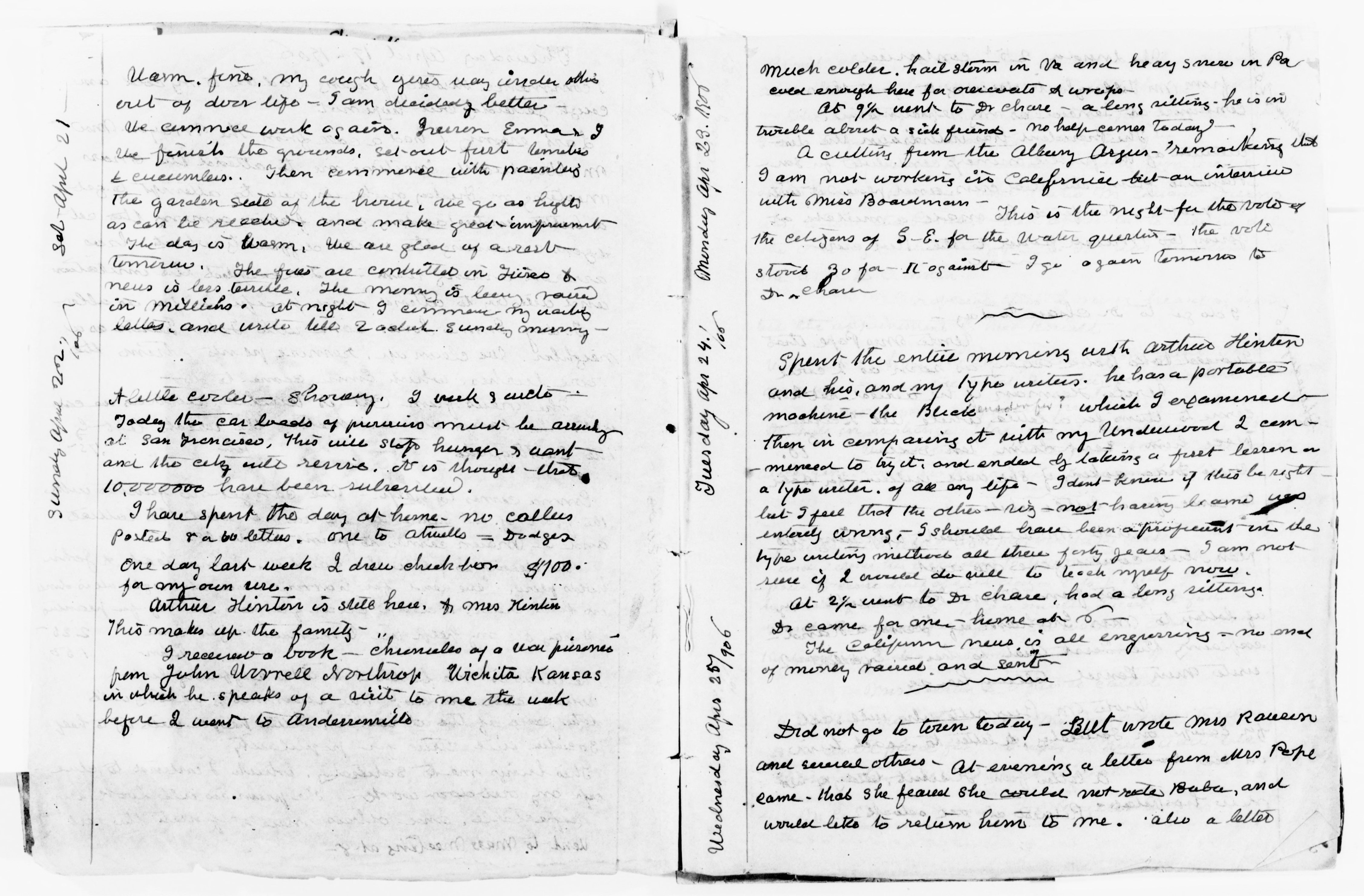 Scanned image of the current content page