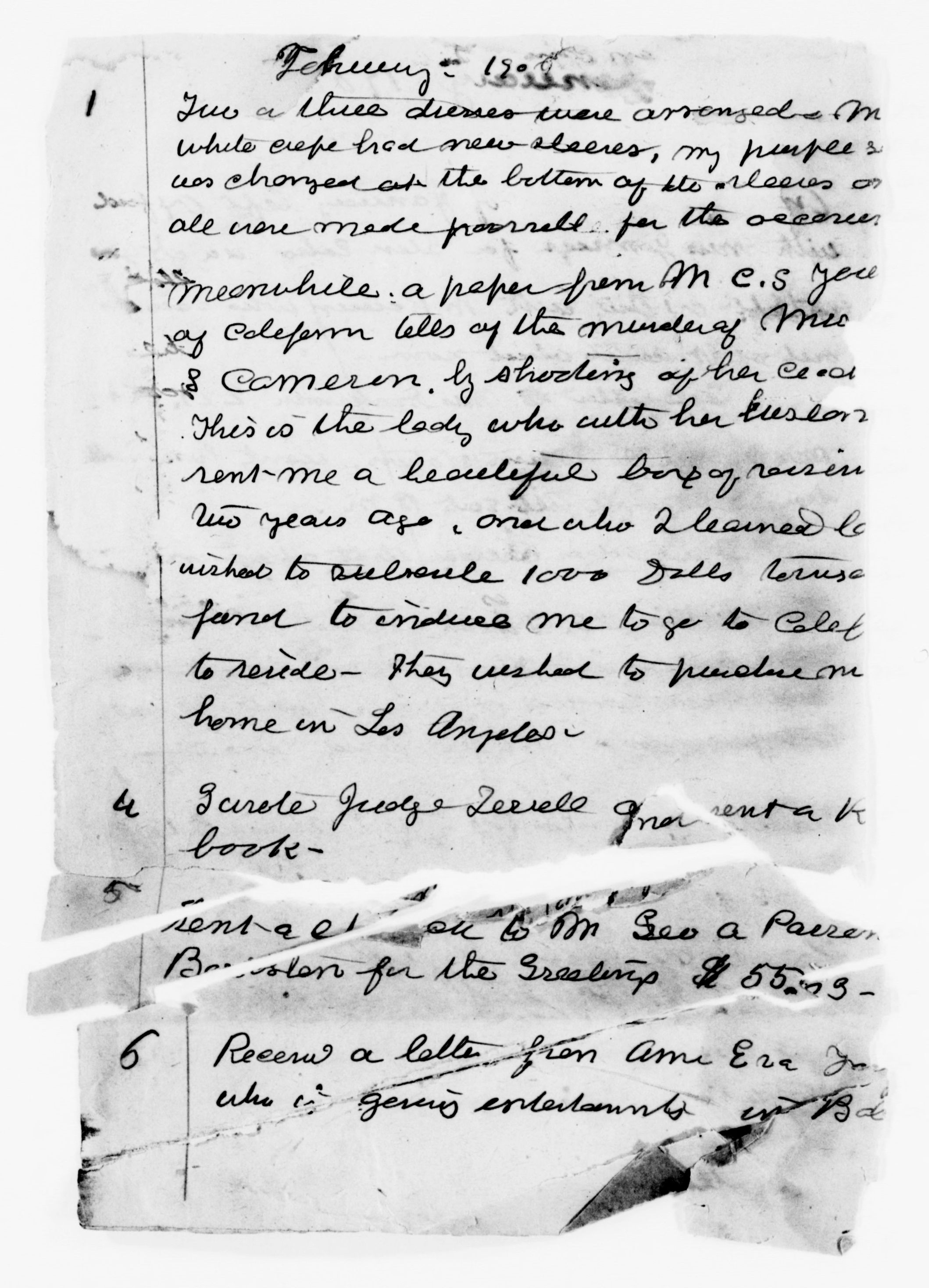 Scanned image of the current content page
