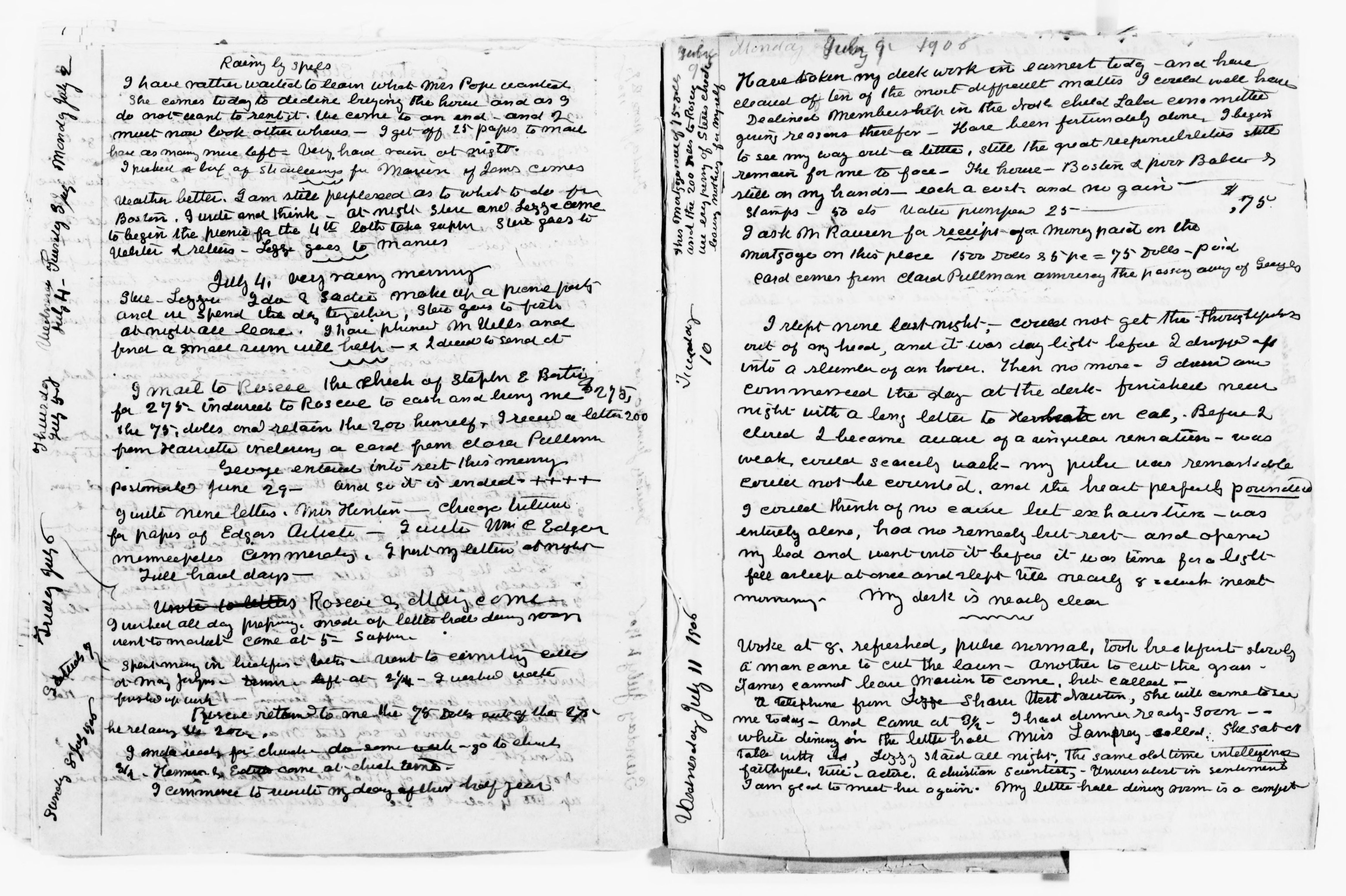 Scanned image of the current content page