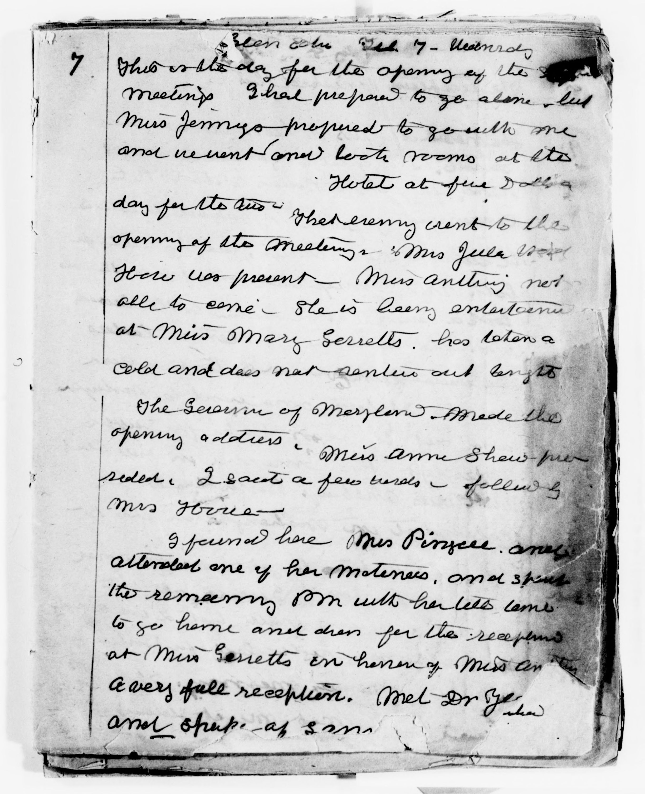 Scanned image of the current content page