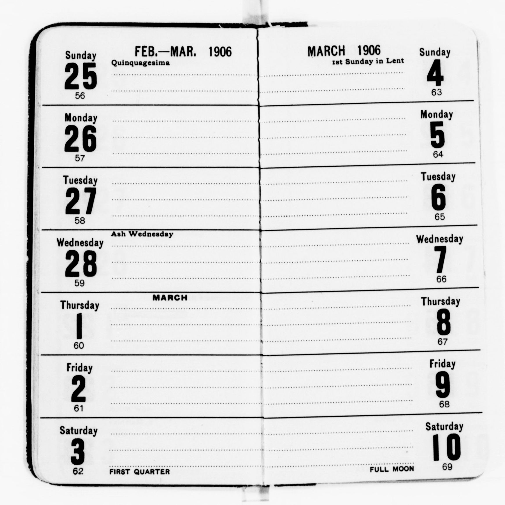 Scanned image of the current content page