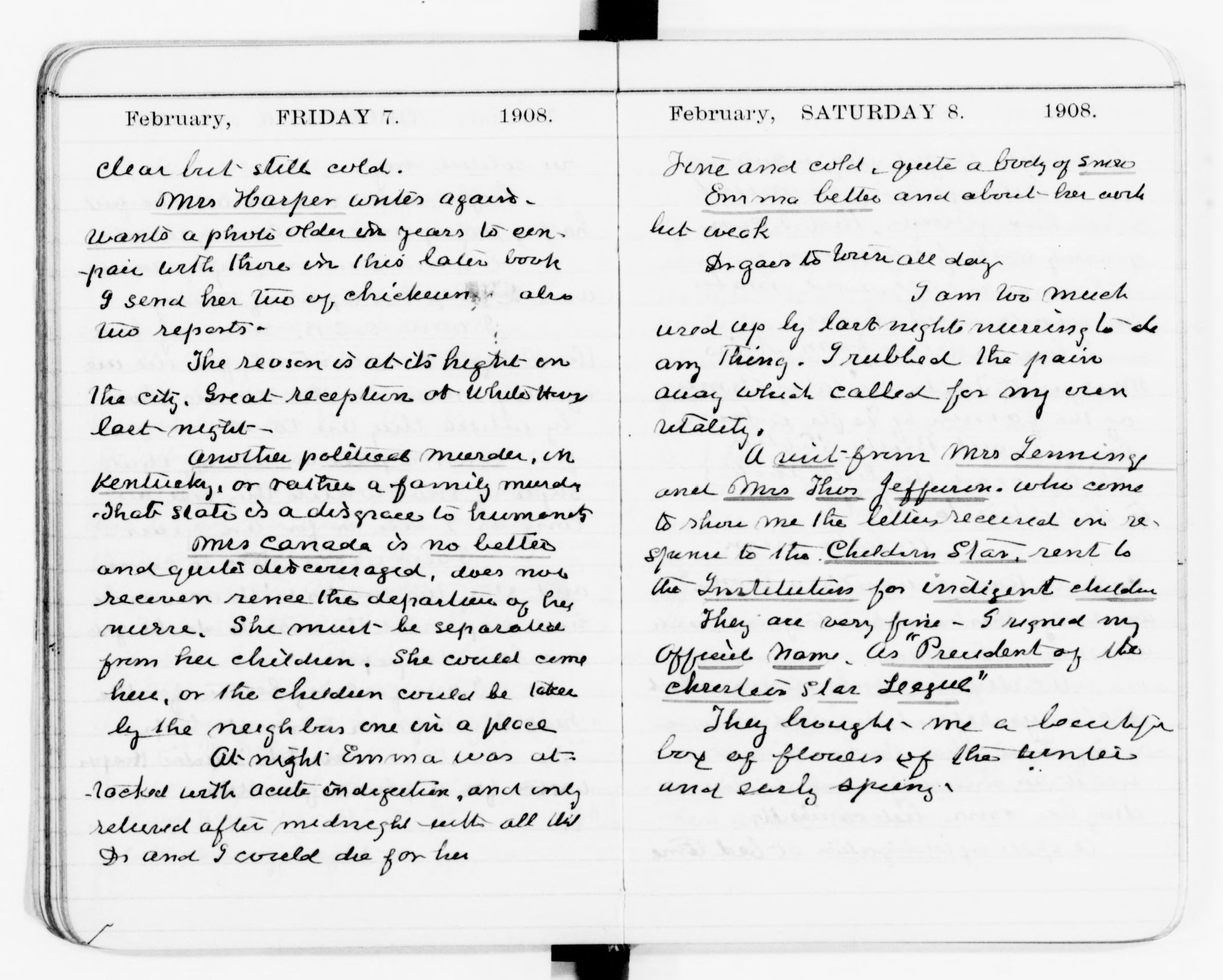 Scanned image of the current content page