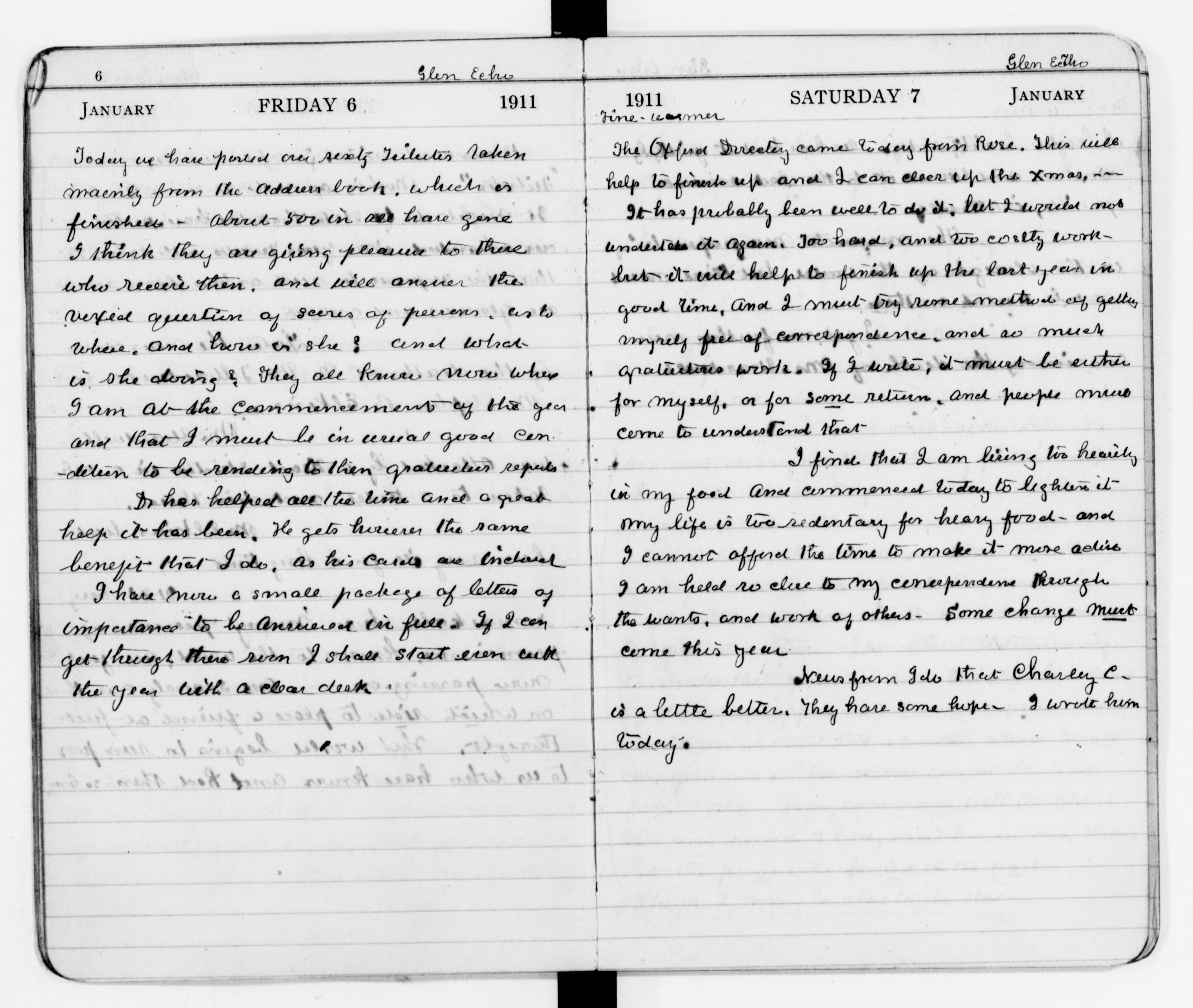 Scanned image of the current content page