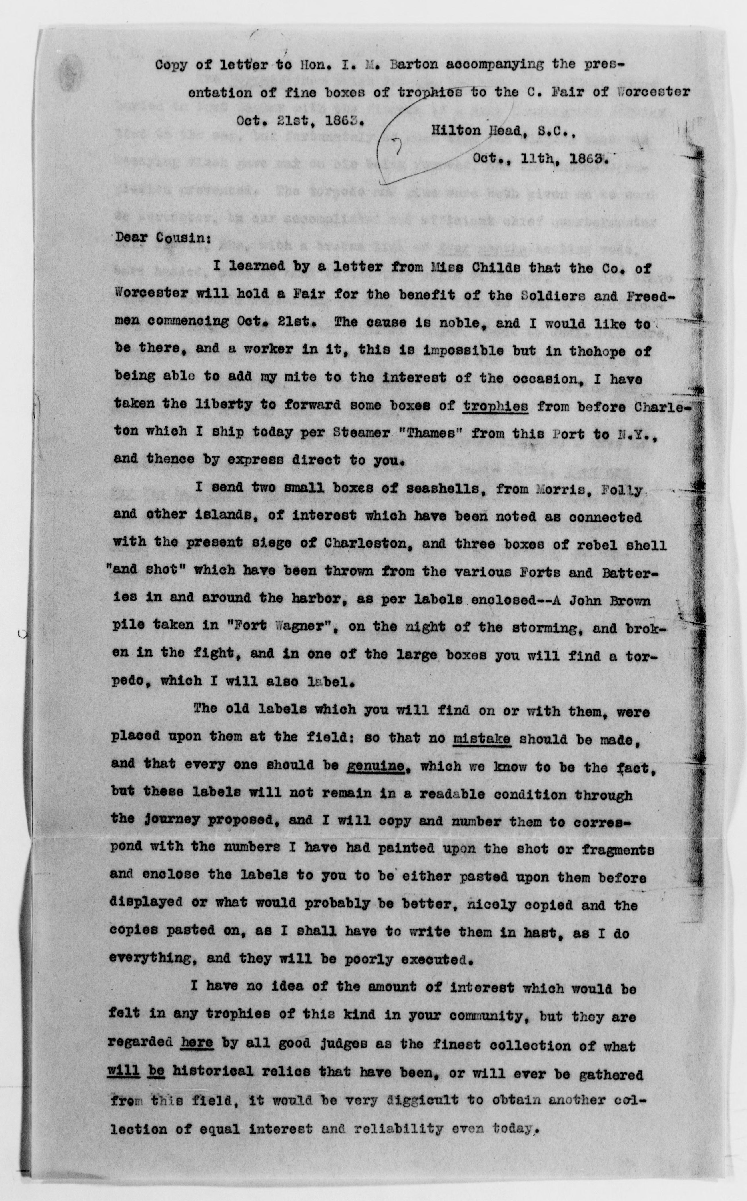 Scanned image of the current content page