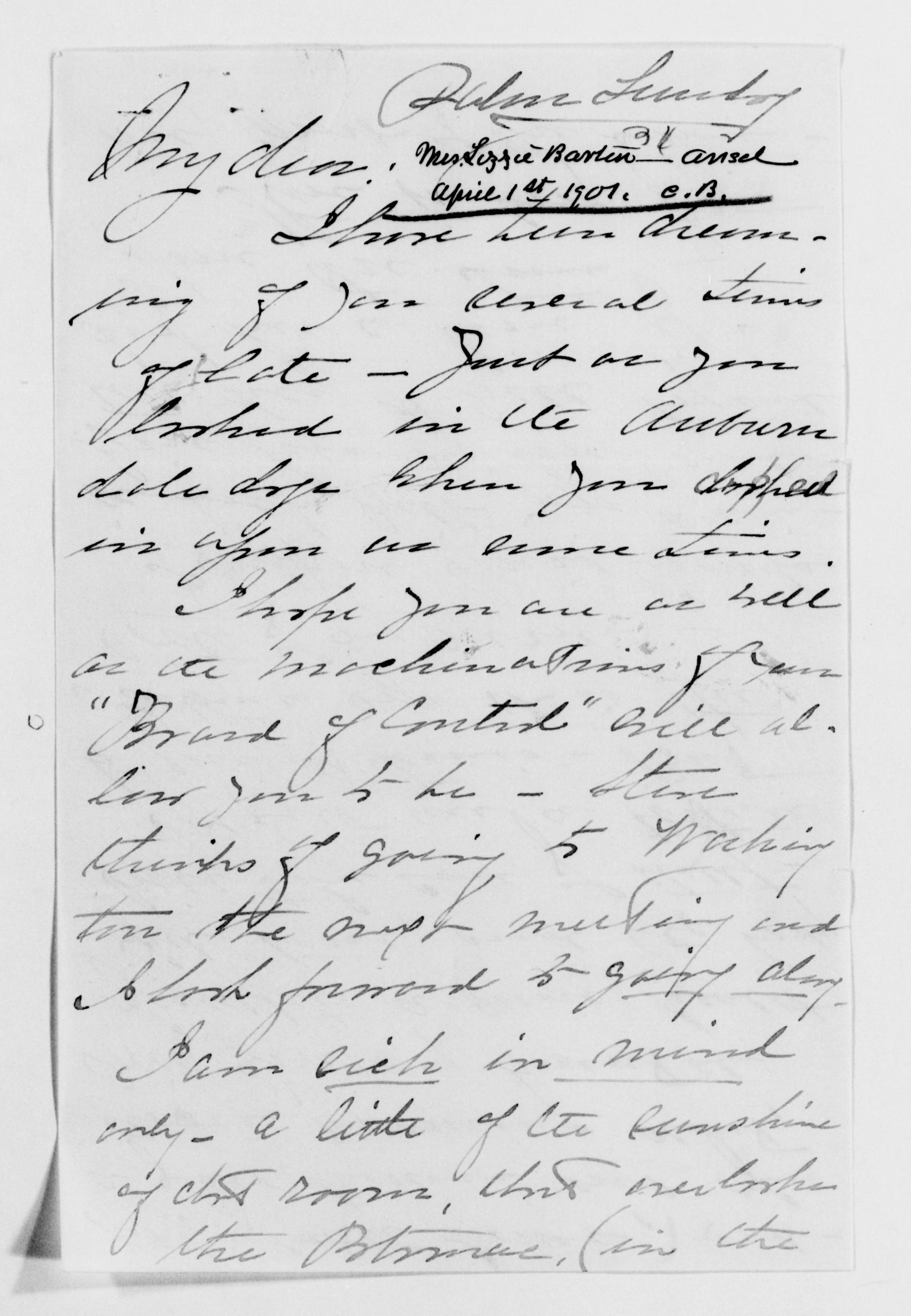 Scanned image of the current content page