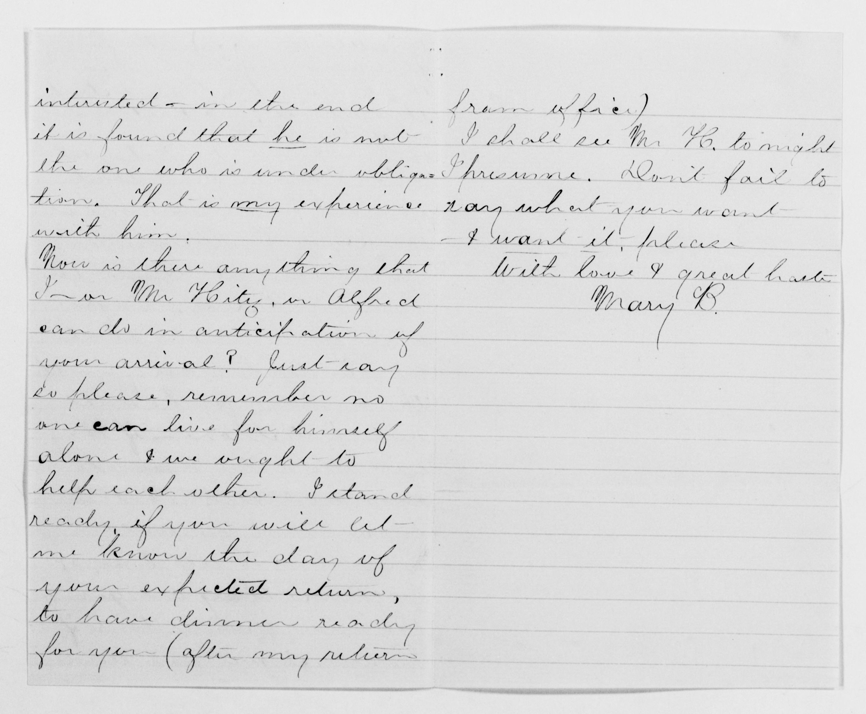 Scanned image of the current content page