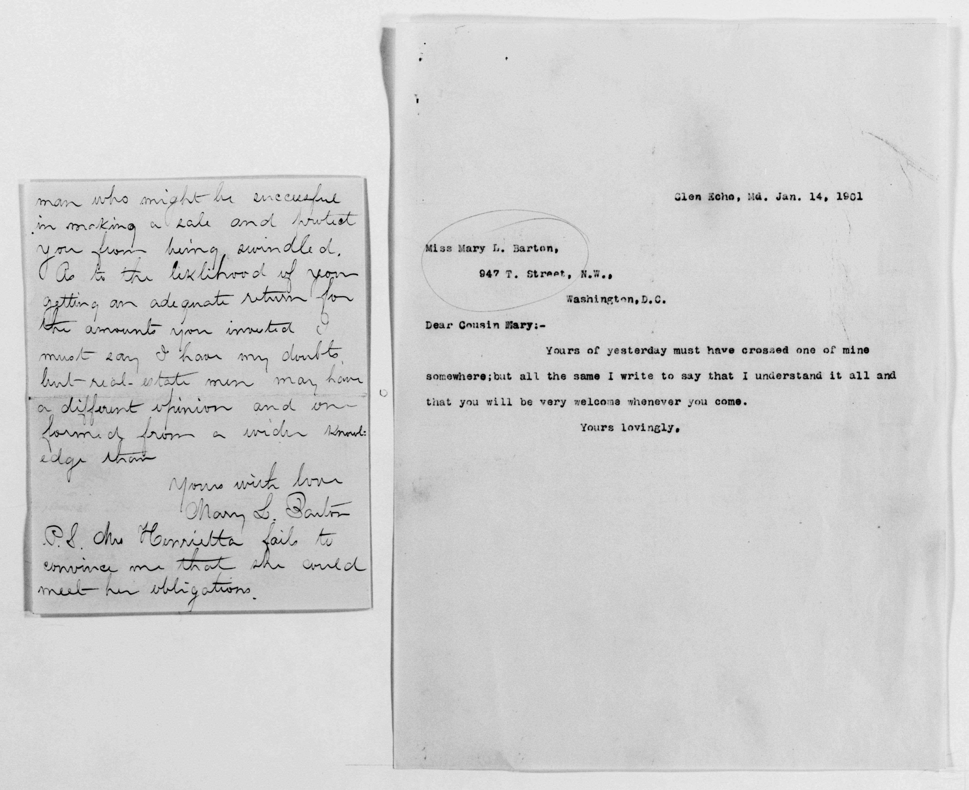 Scanned image of the current content page