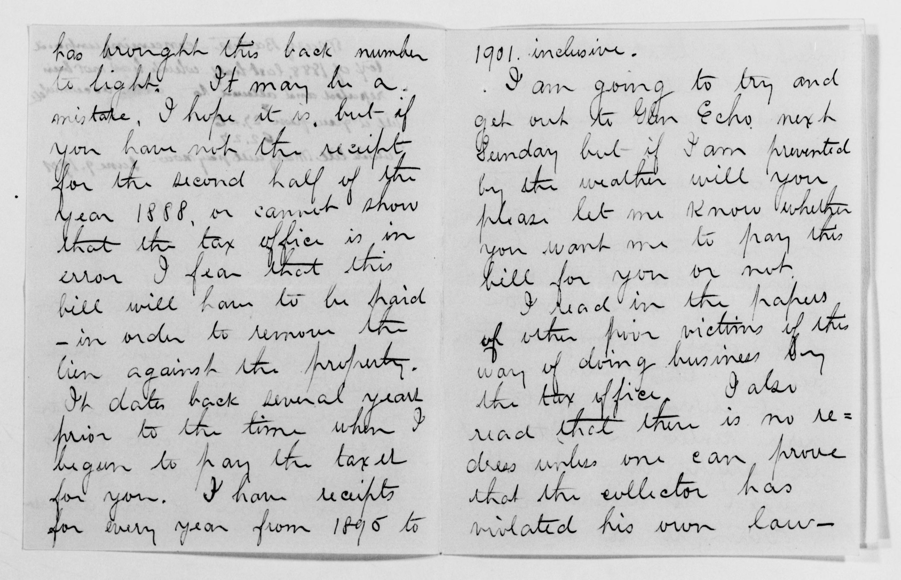 Scanned image of the current content page