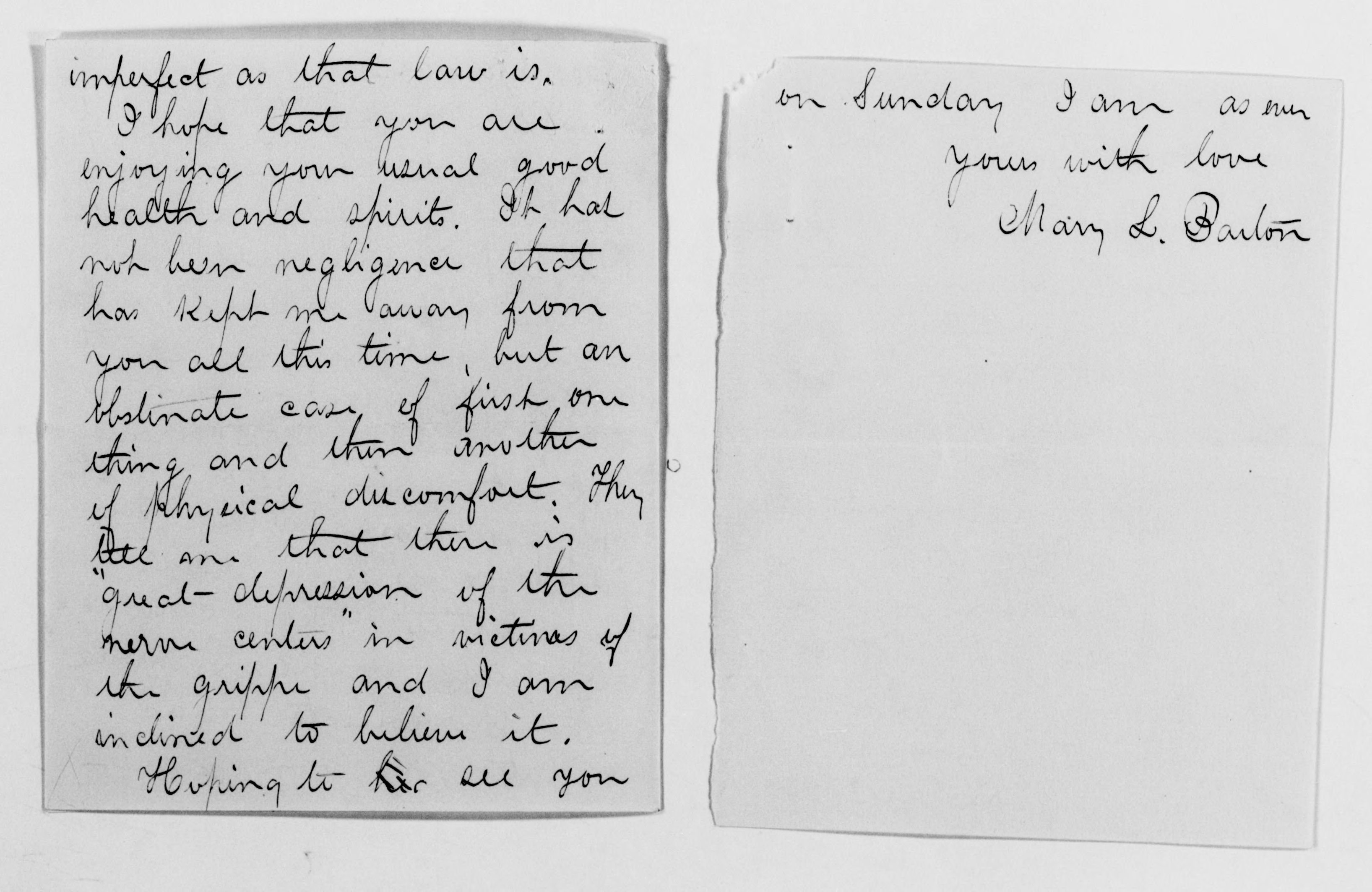 Scanned image of the current content page