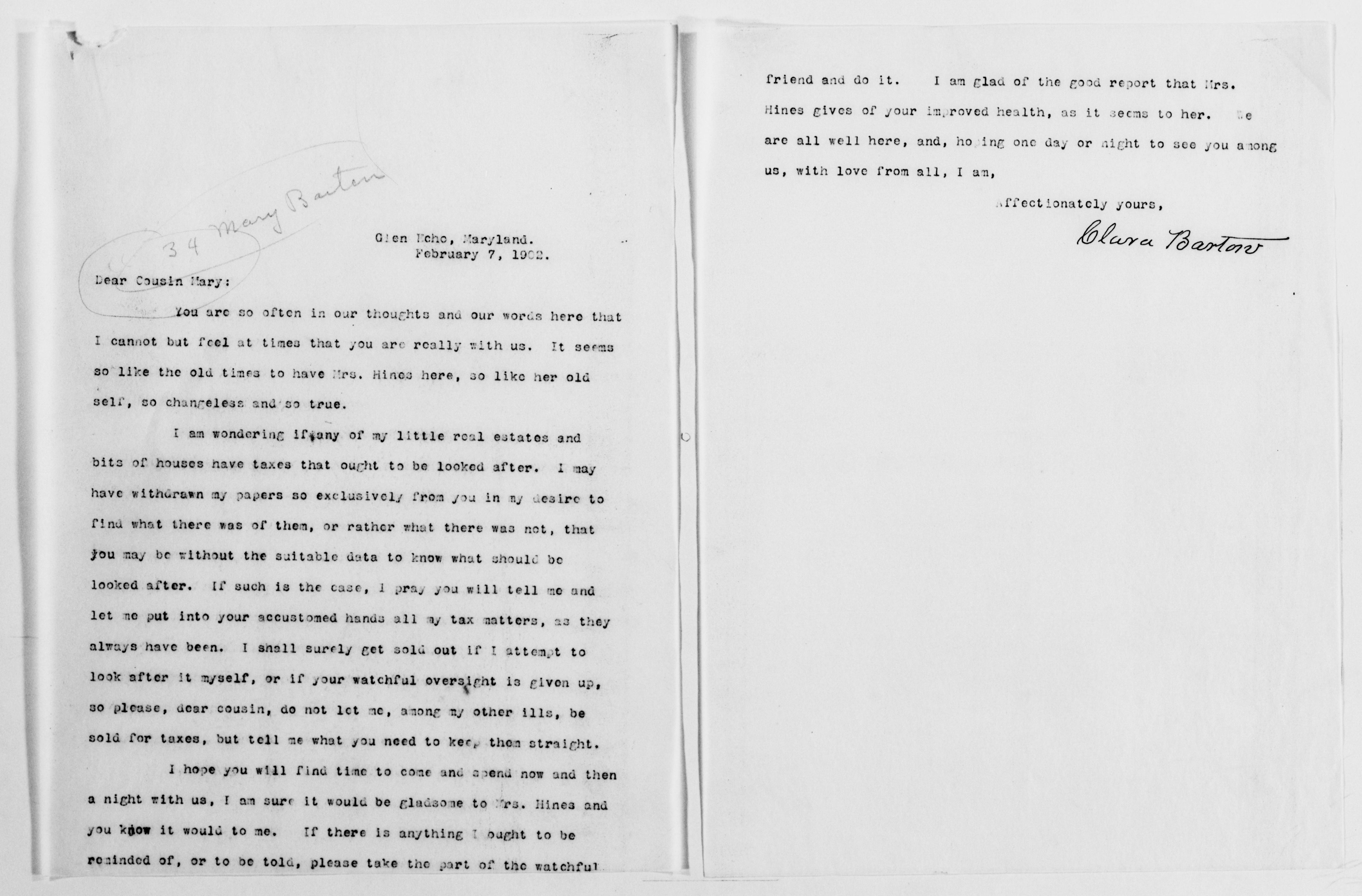 Scanned image of the current content page