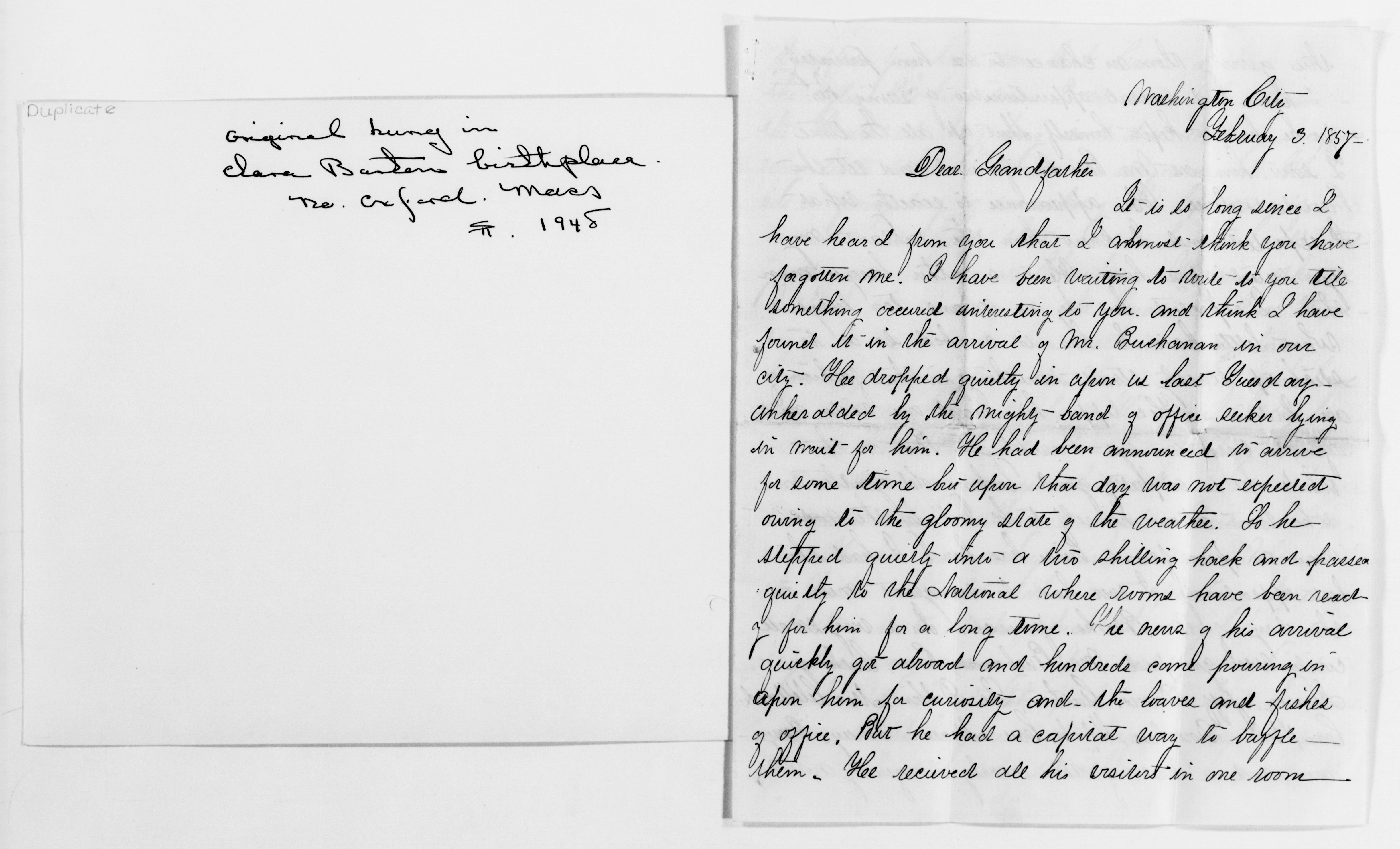 Scanned image of the current content page