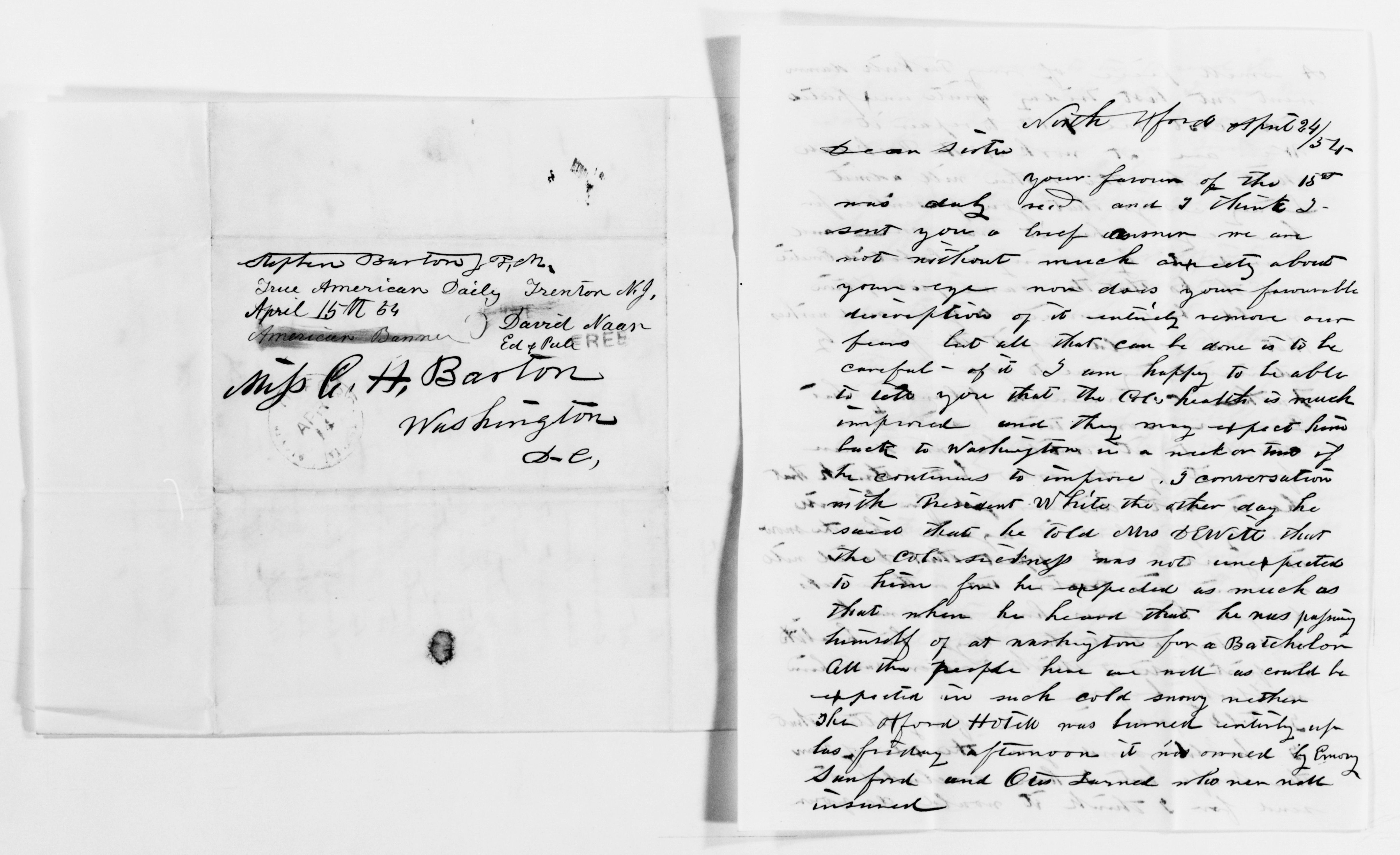 Scanned image of the current content page