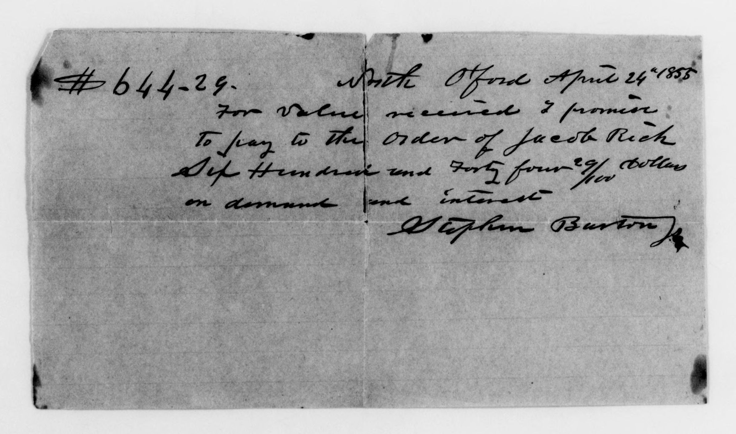 Scanned image of the current content page