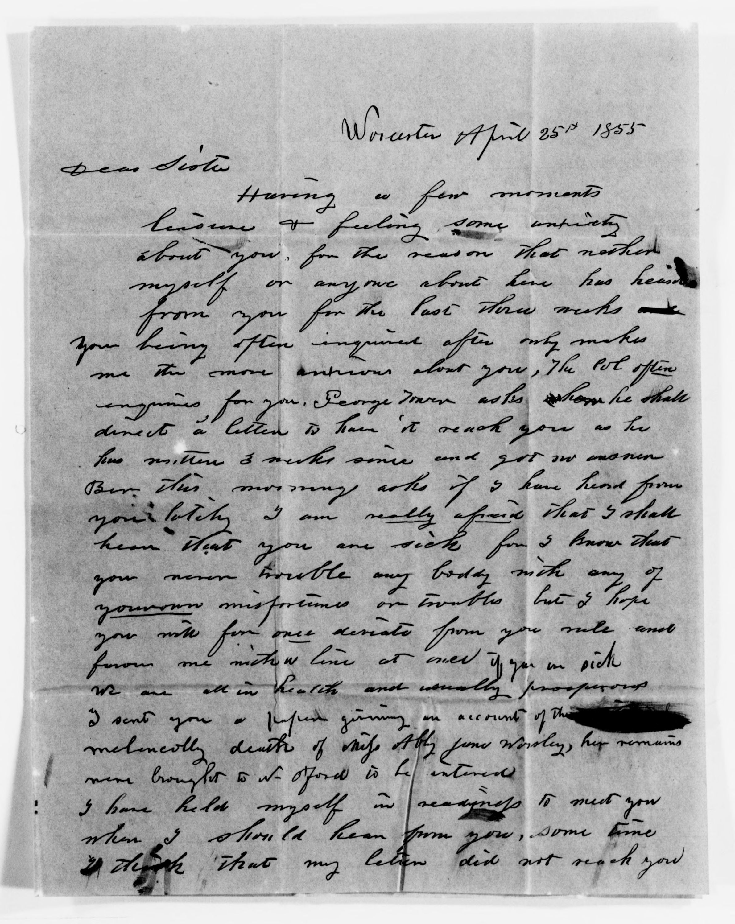 Scanned image of the current content page