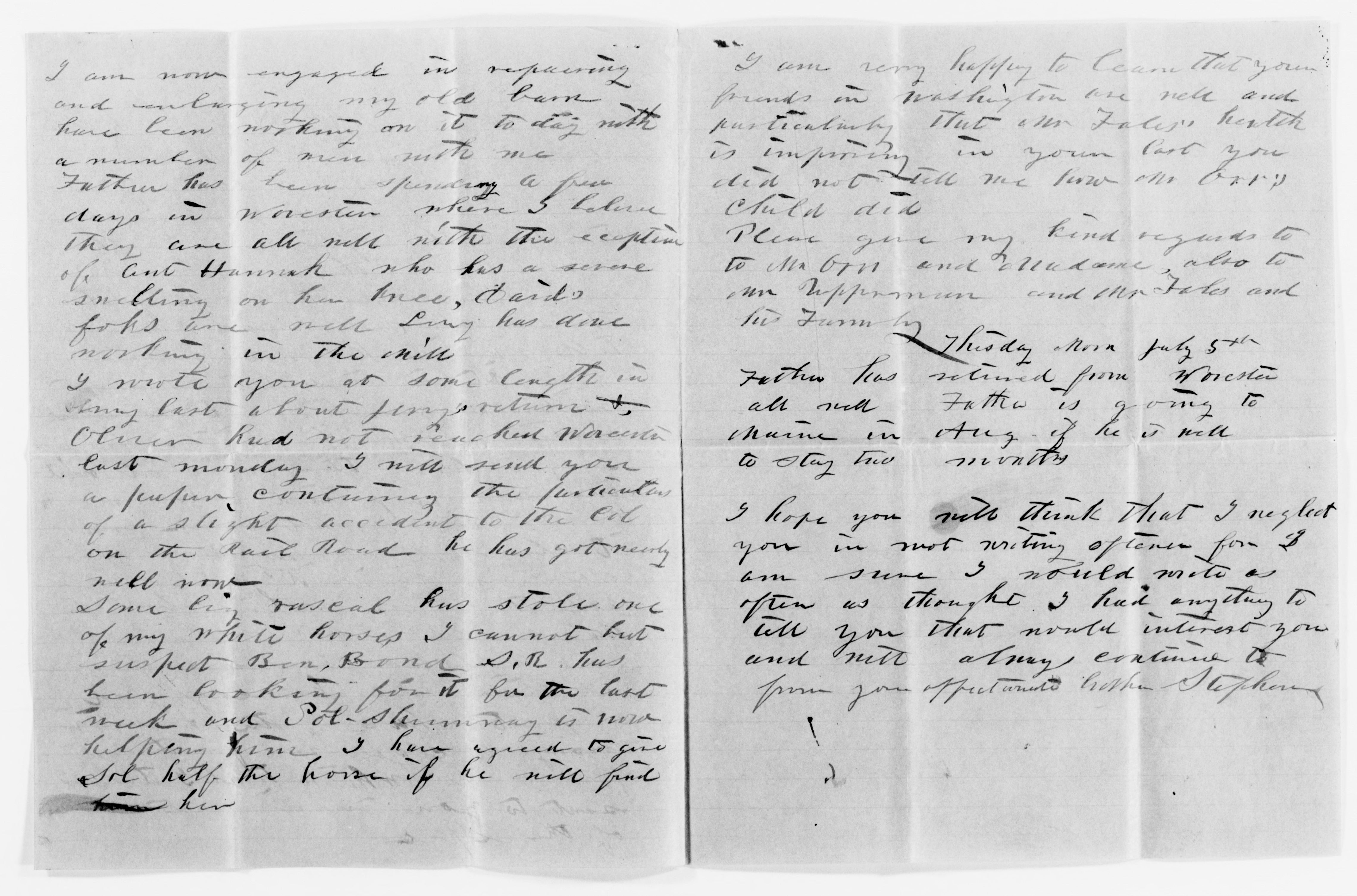 Scanned image of the current content page