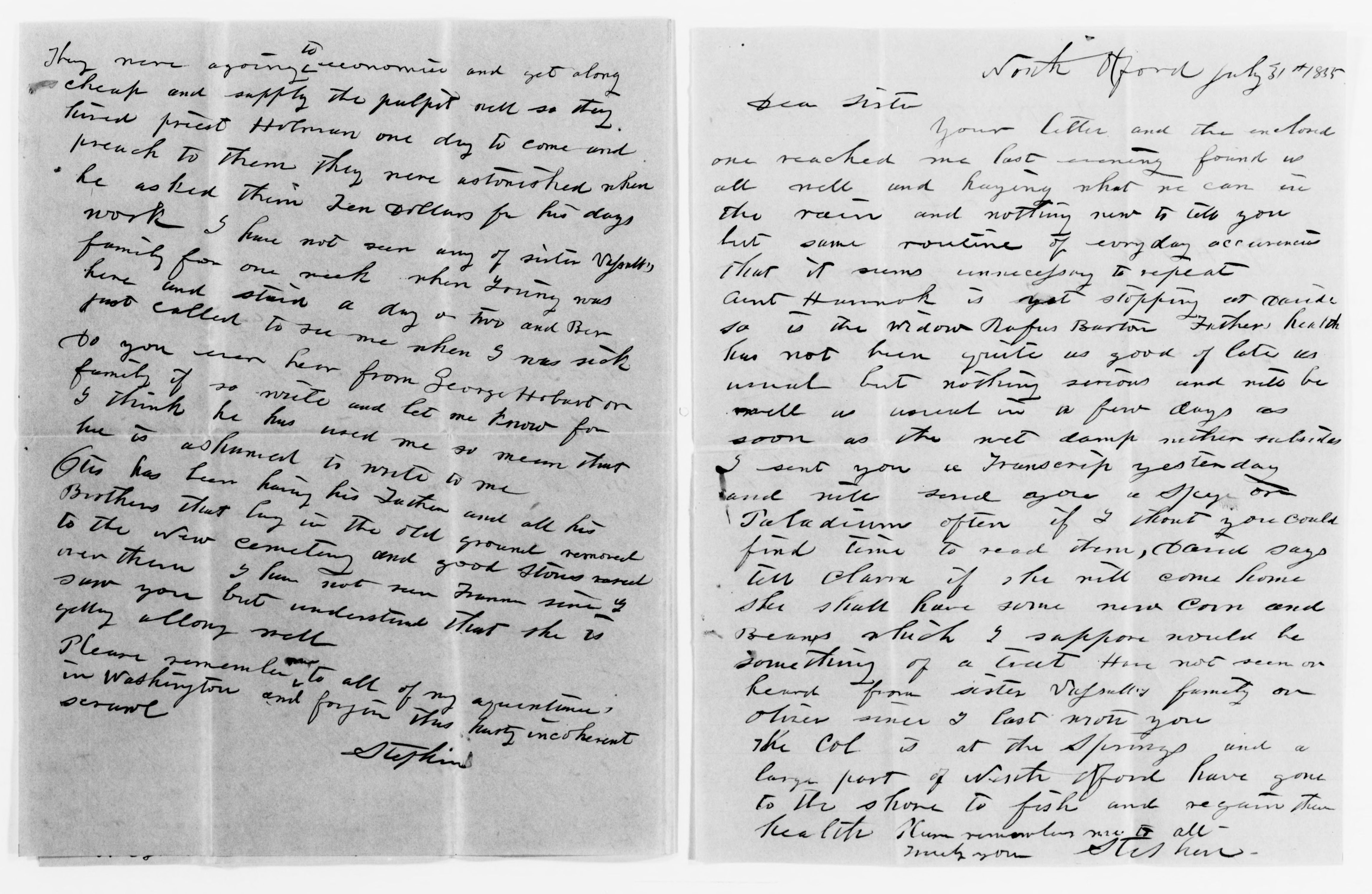 Scanned image of the current content page