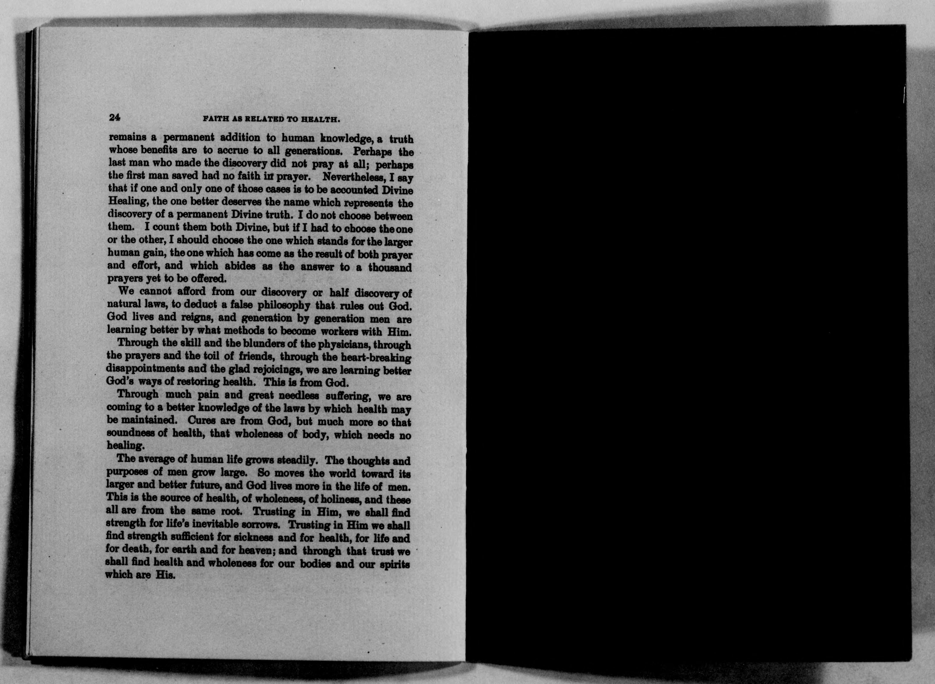 Scanned image of the current content page