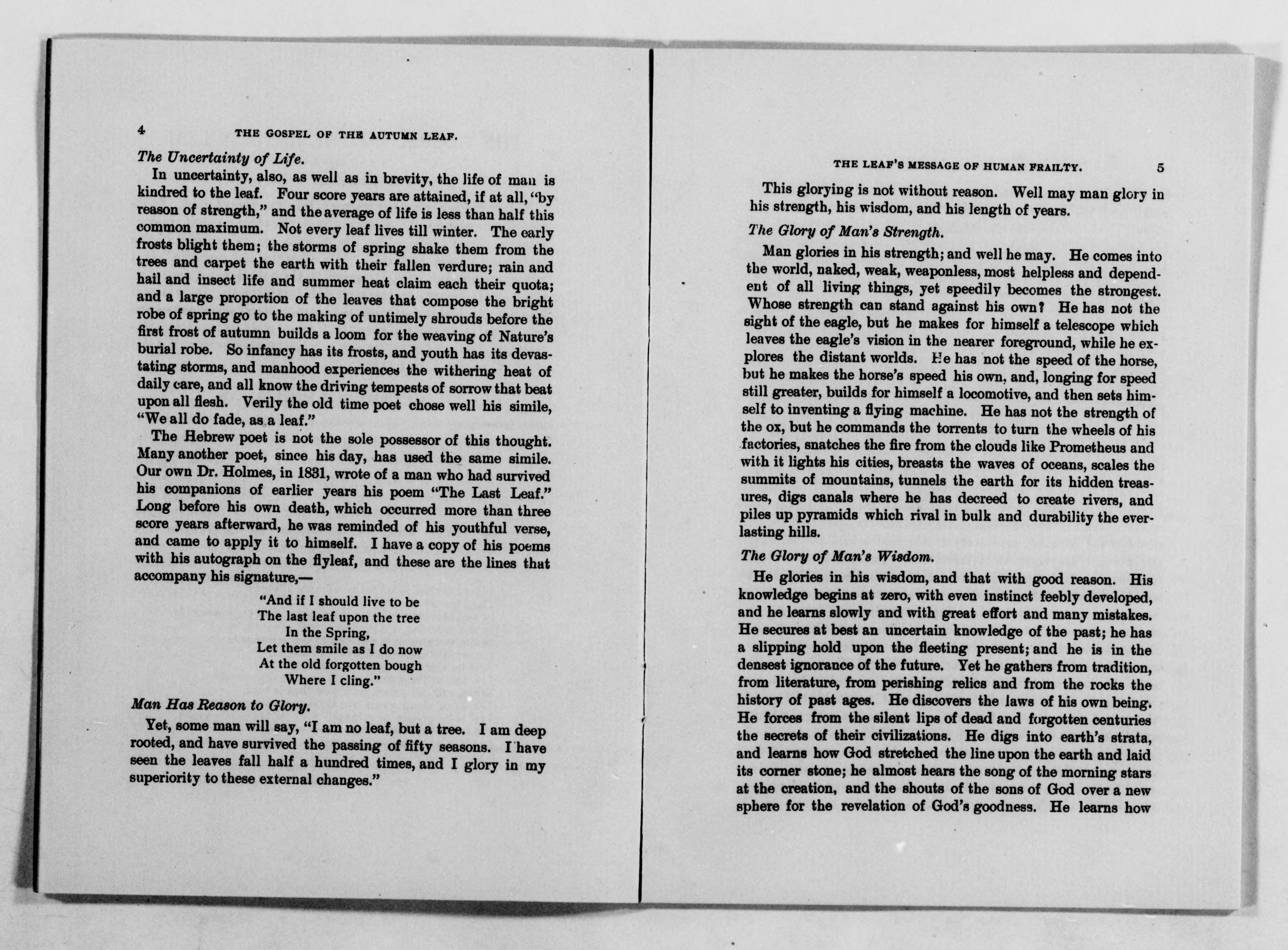 Scanned image of the current content page