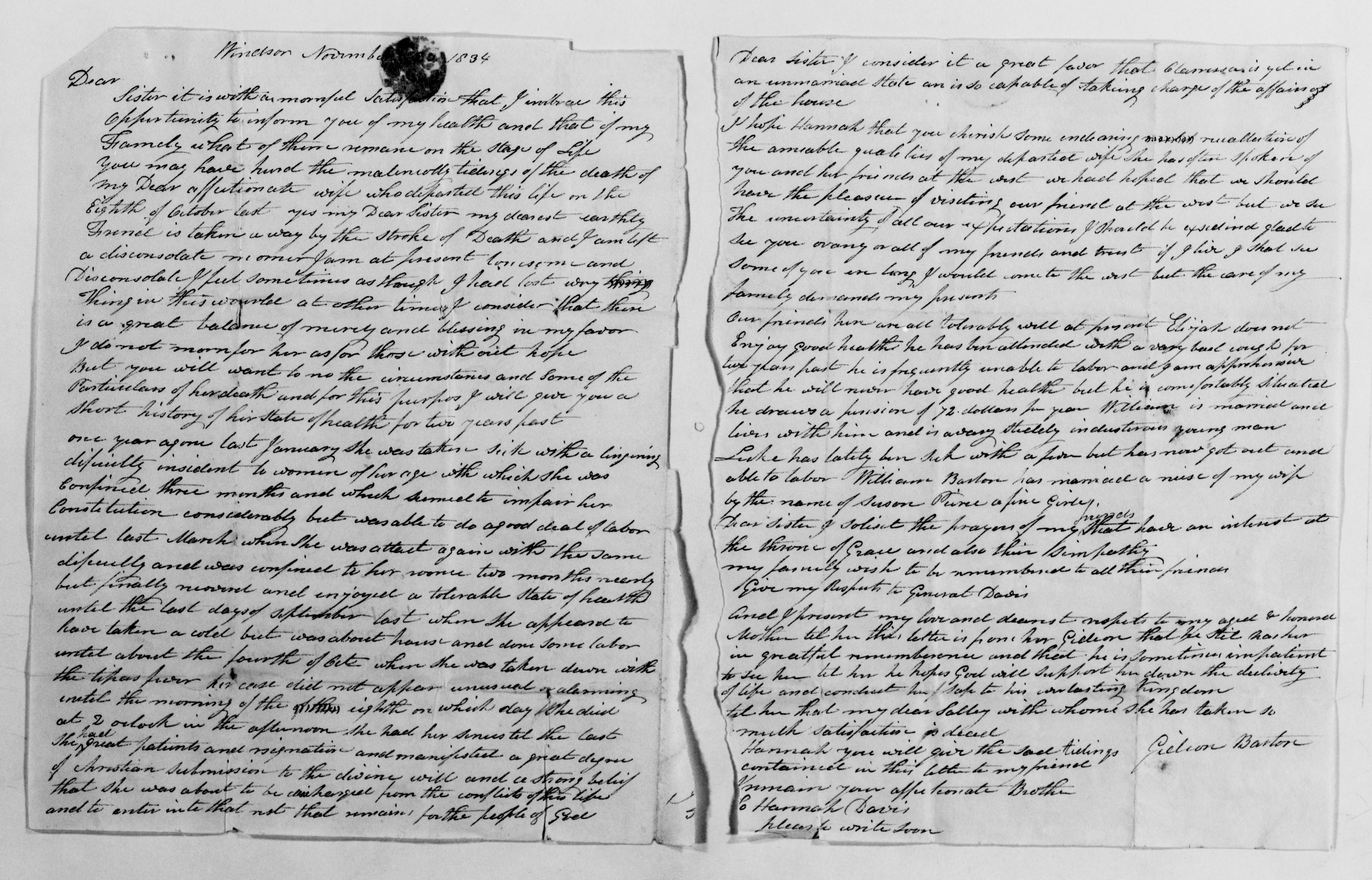 Scanned image of the current content page