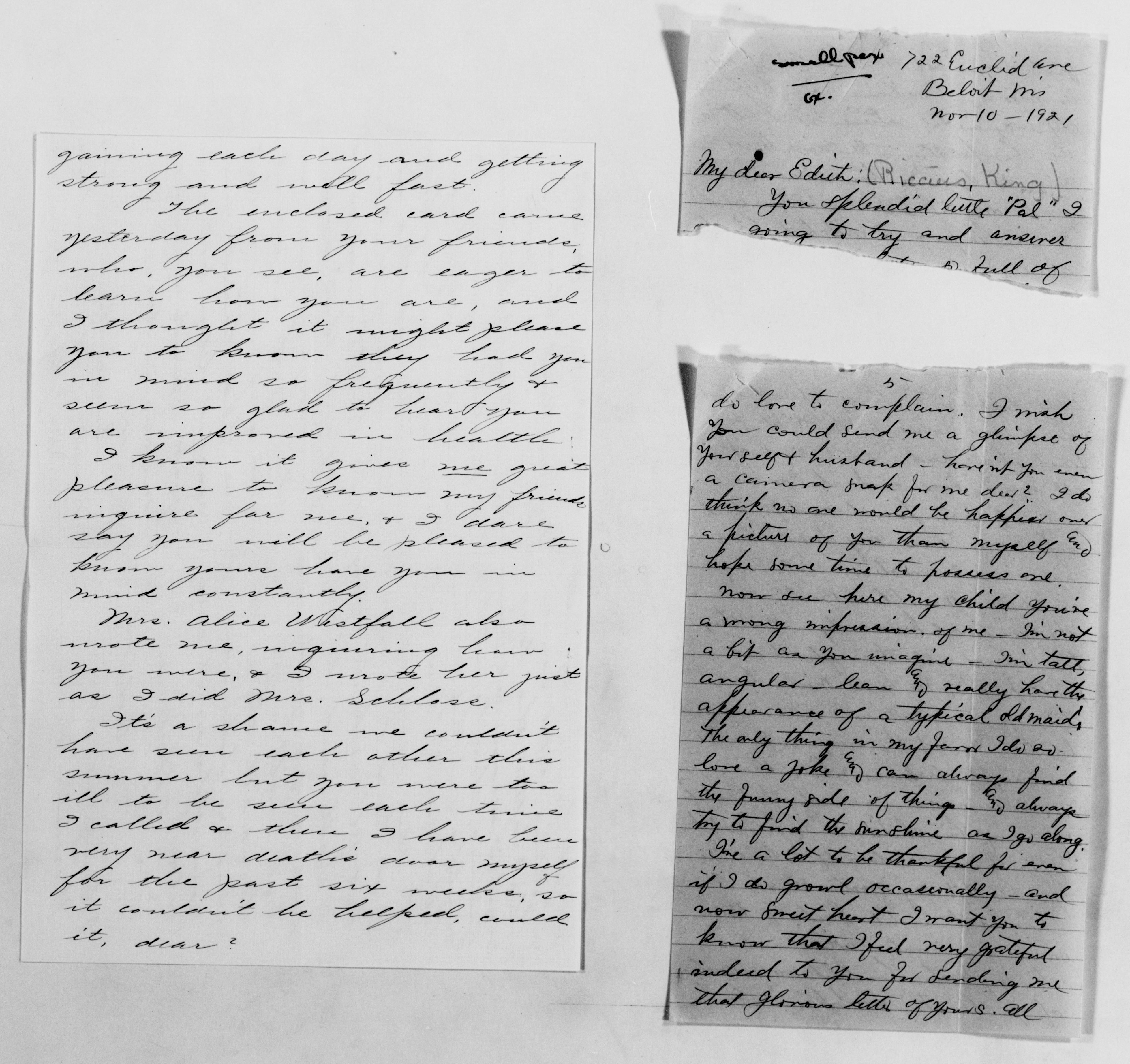 Scanned image of the current content page