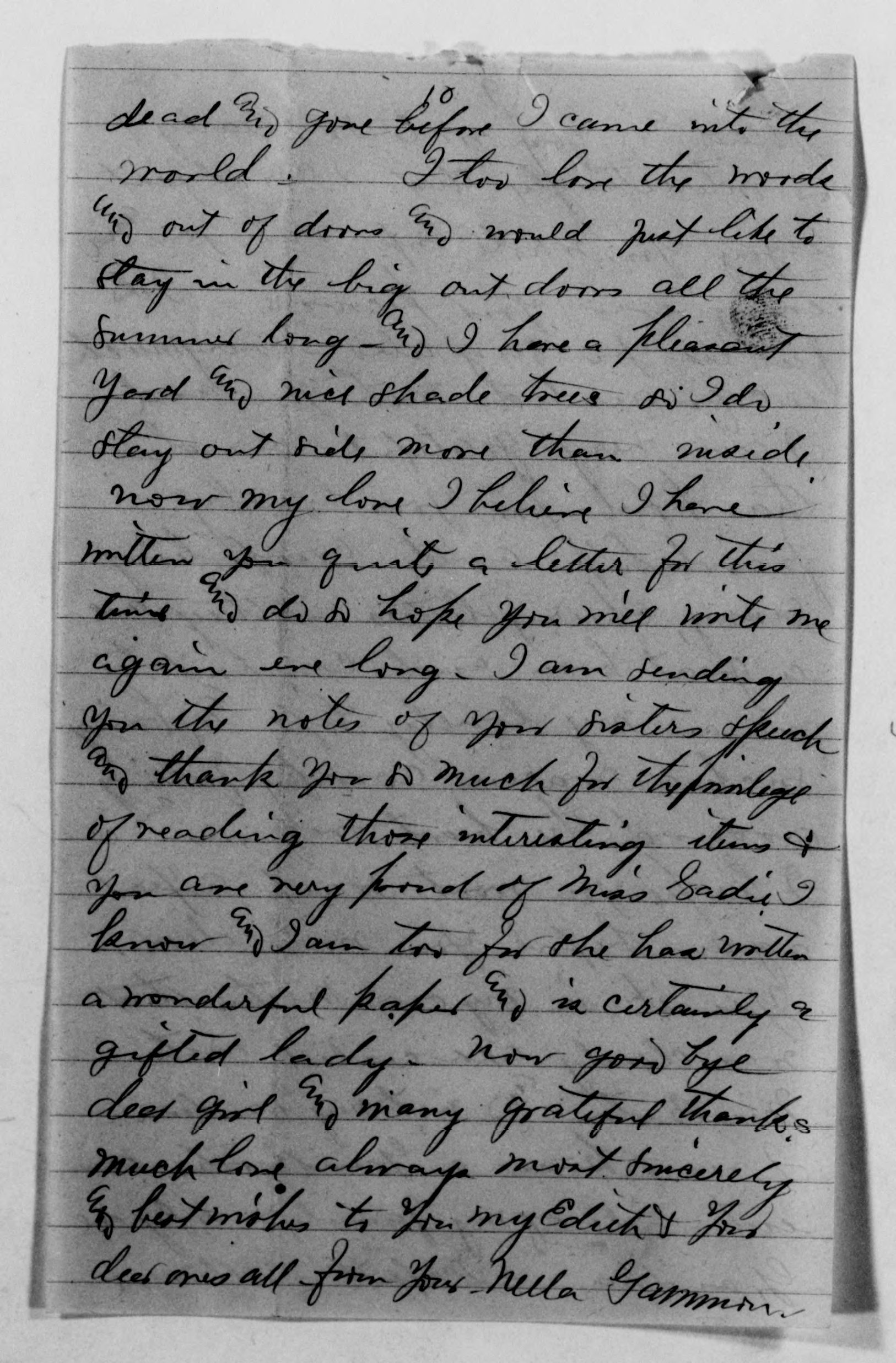 Scanned image of the current content page