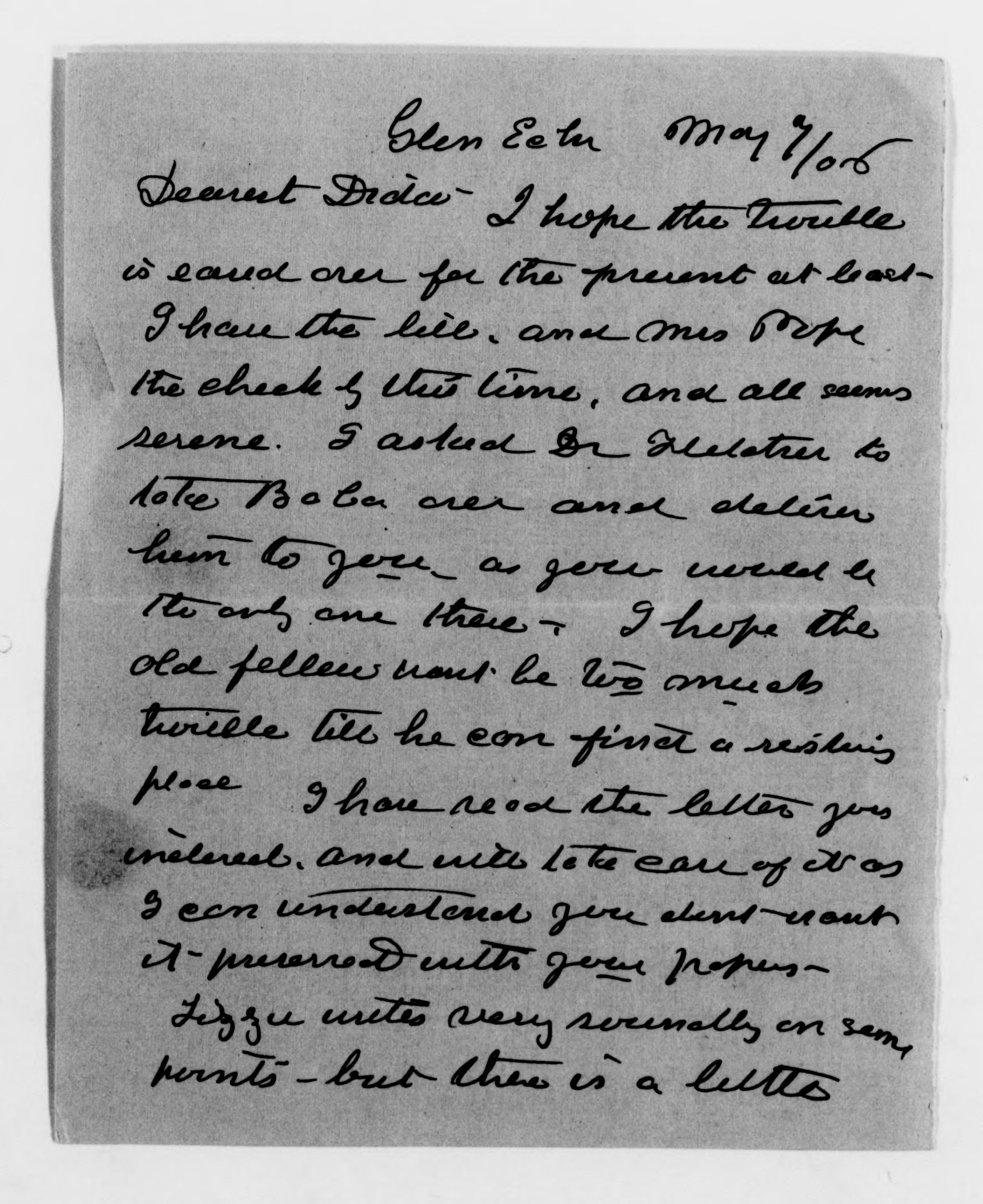 Scanned image of the current content page