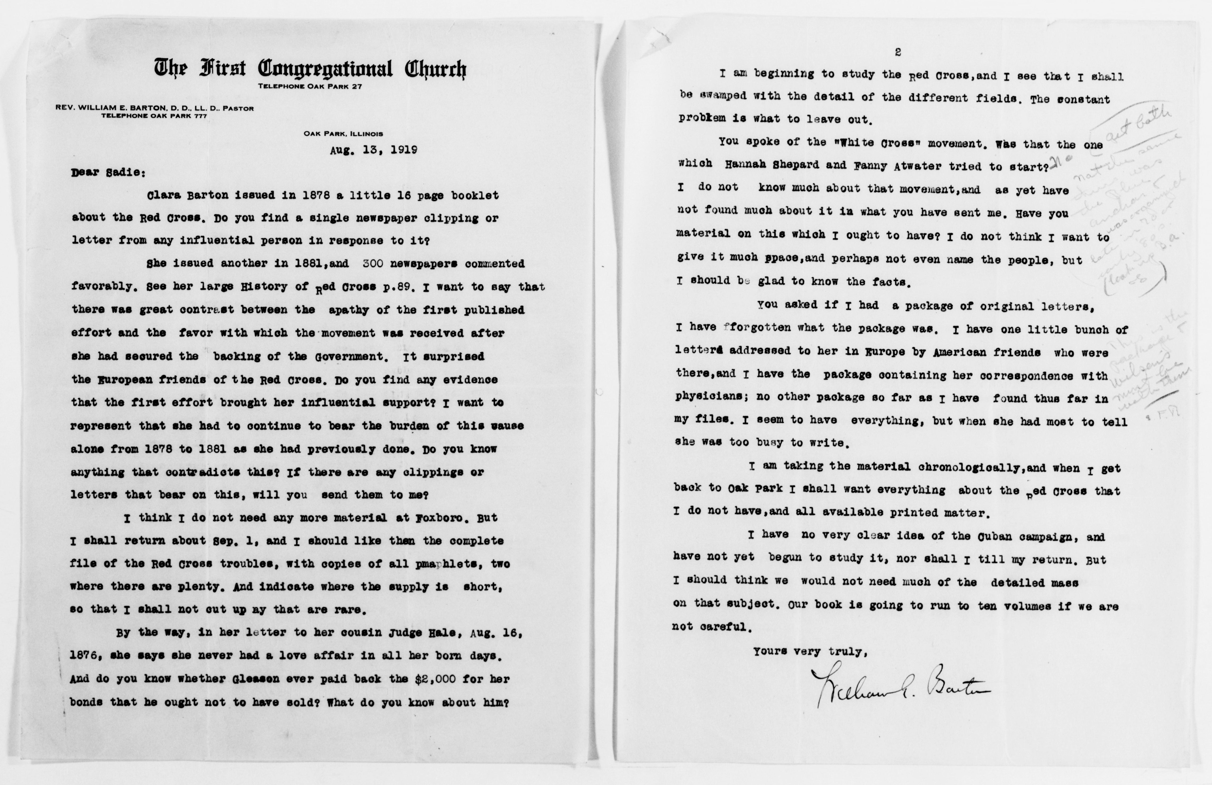 Scanned image of the current content page