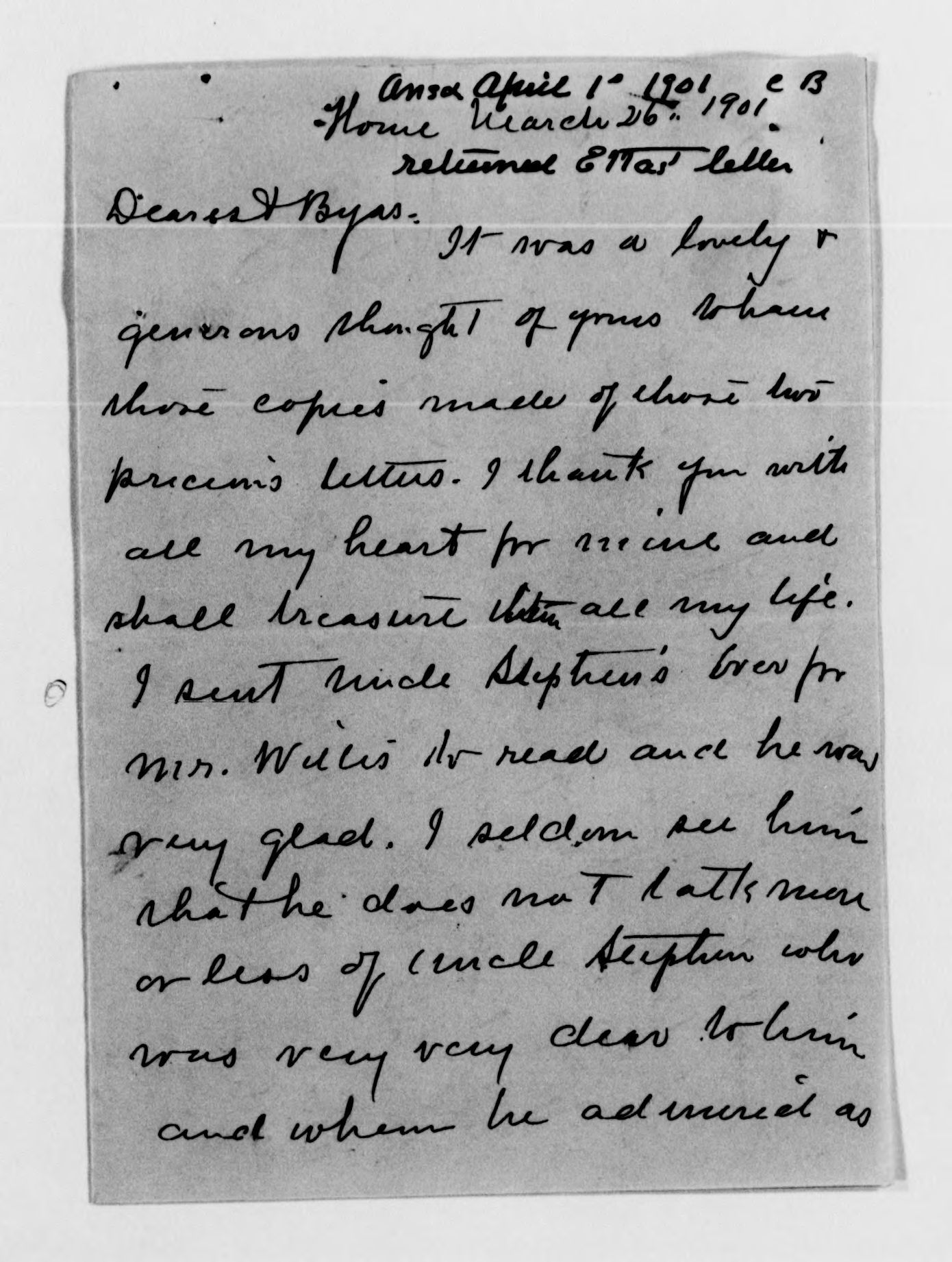 Scanned image of the current content page