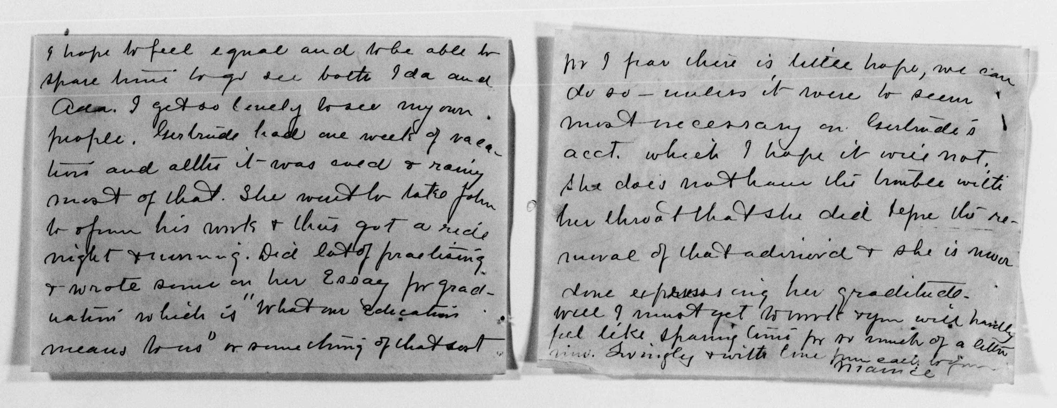 Scanned image of the current content page