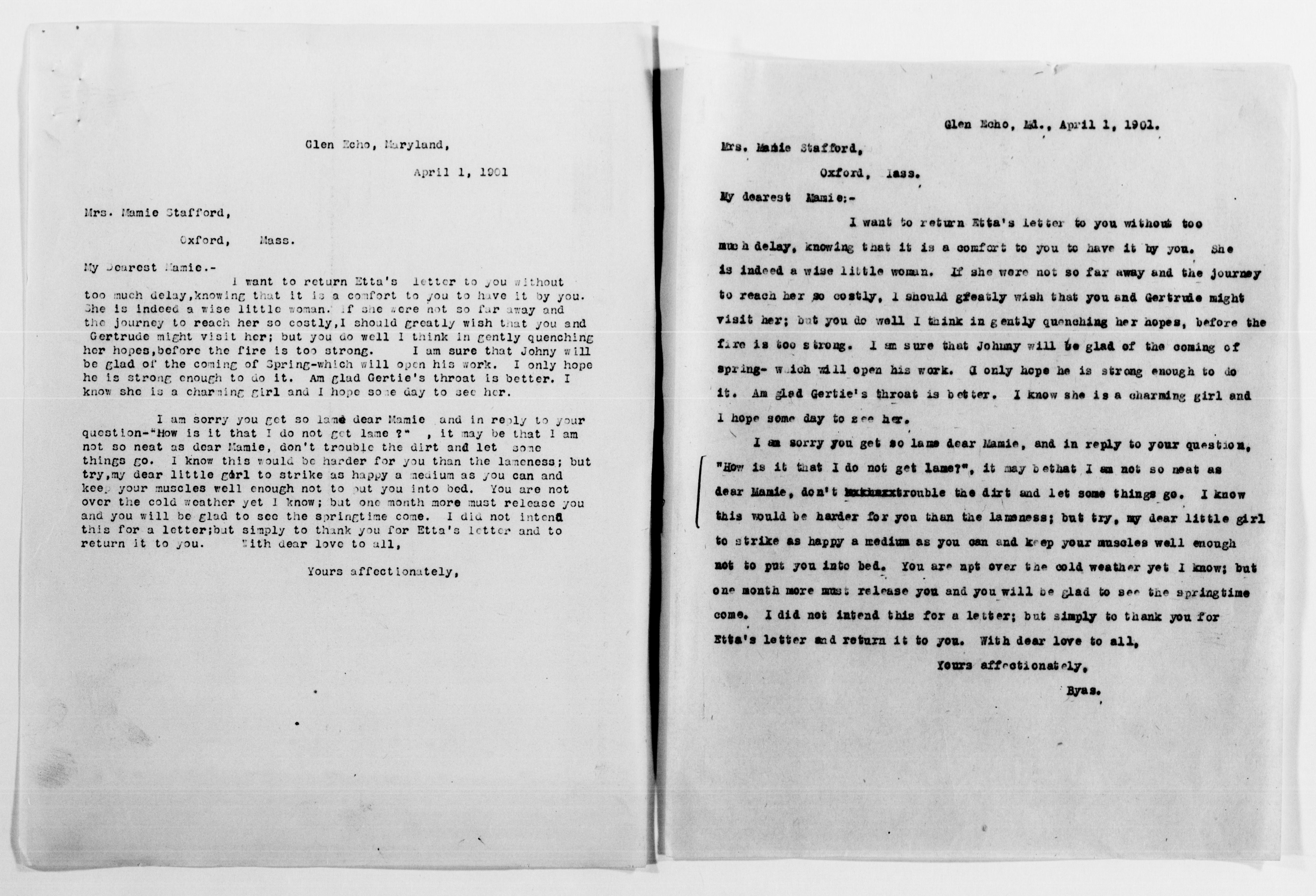 Scanned image of the current content page