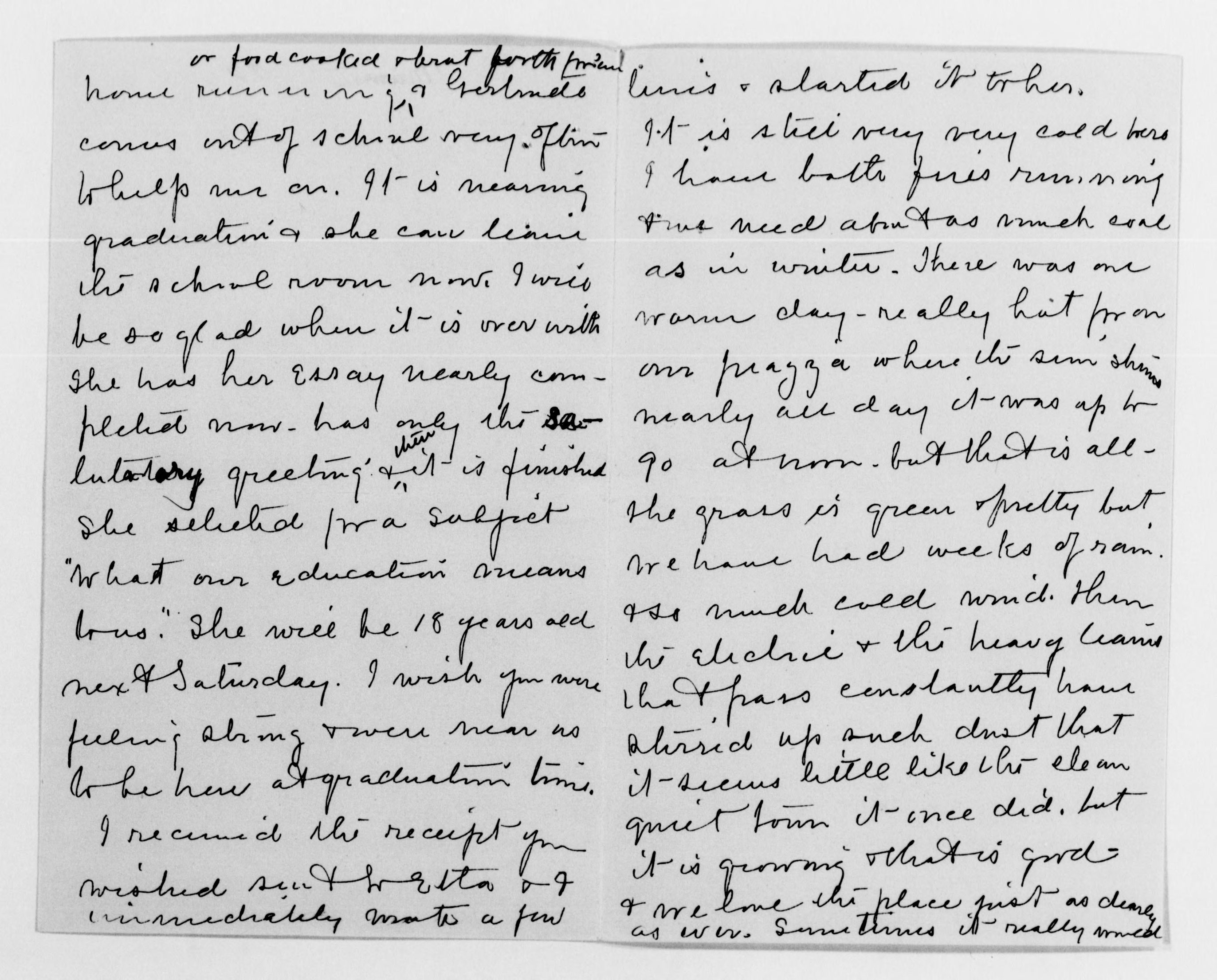 Scanned image of the current content page