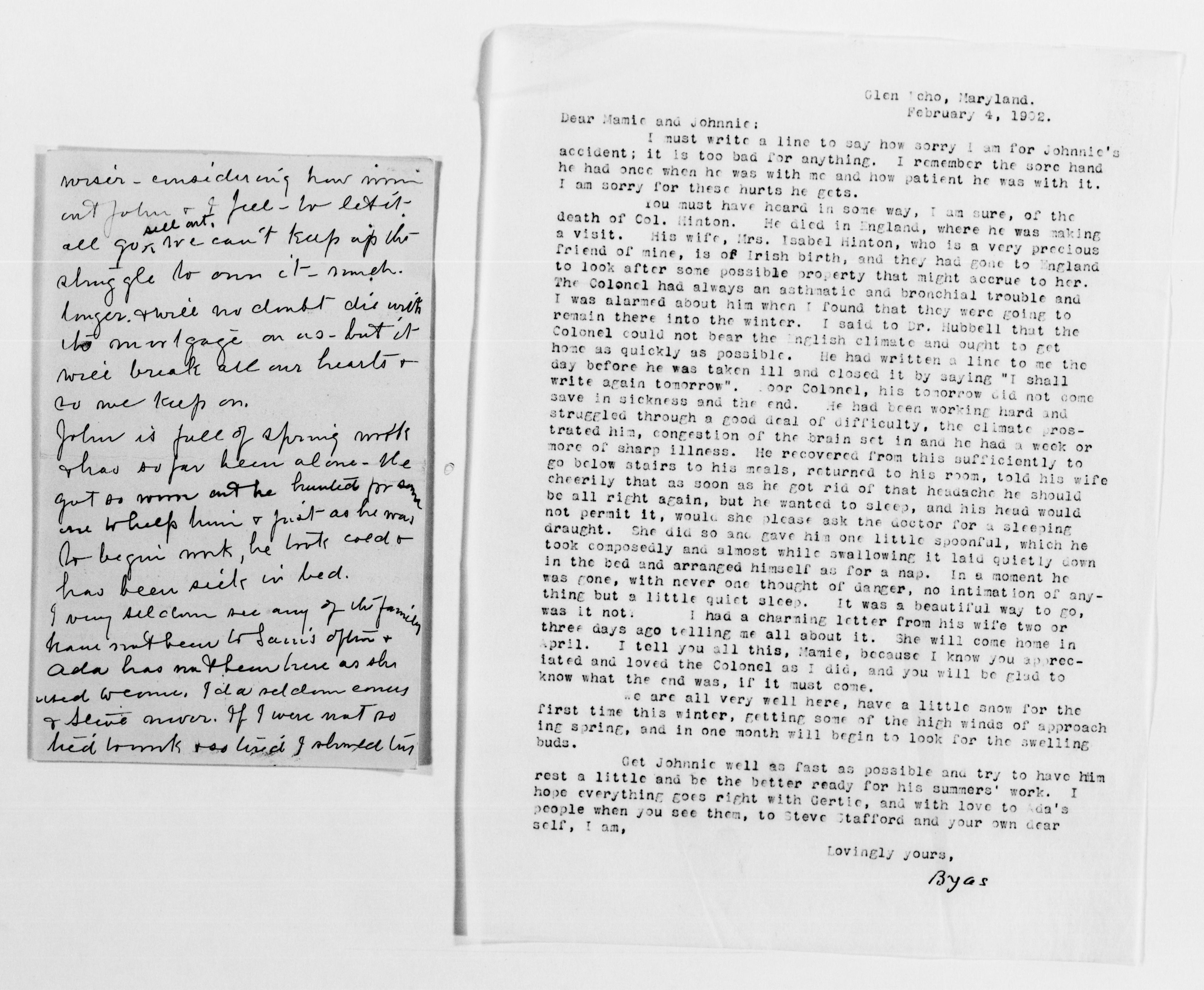 Scanned image of the current content page