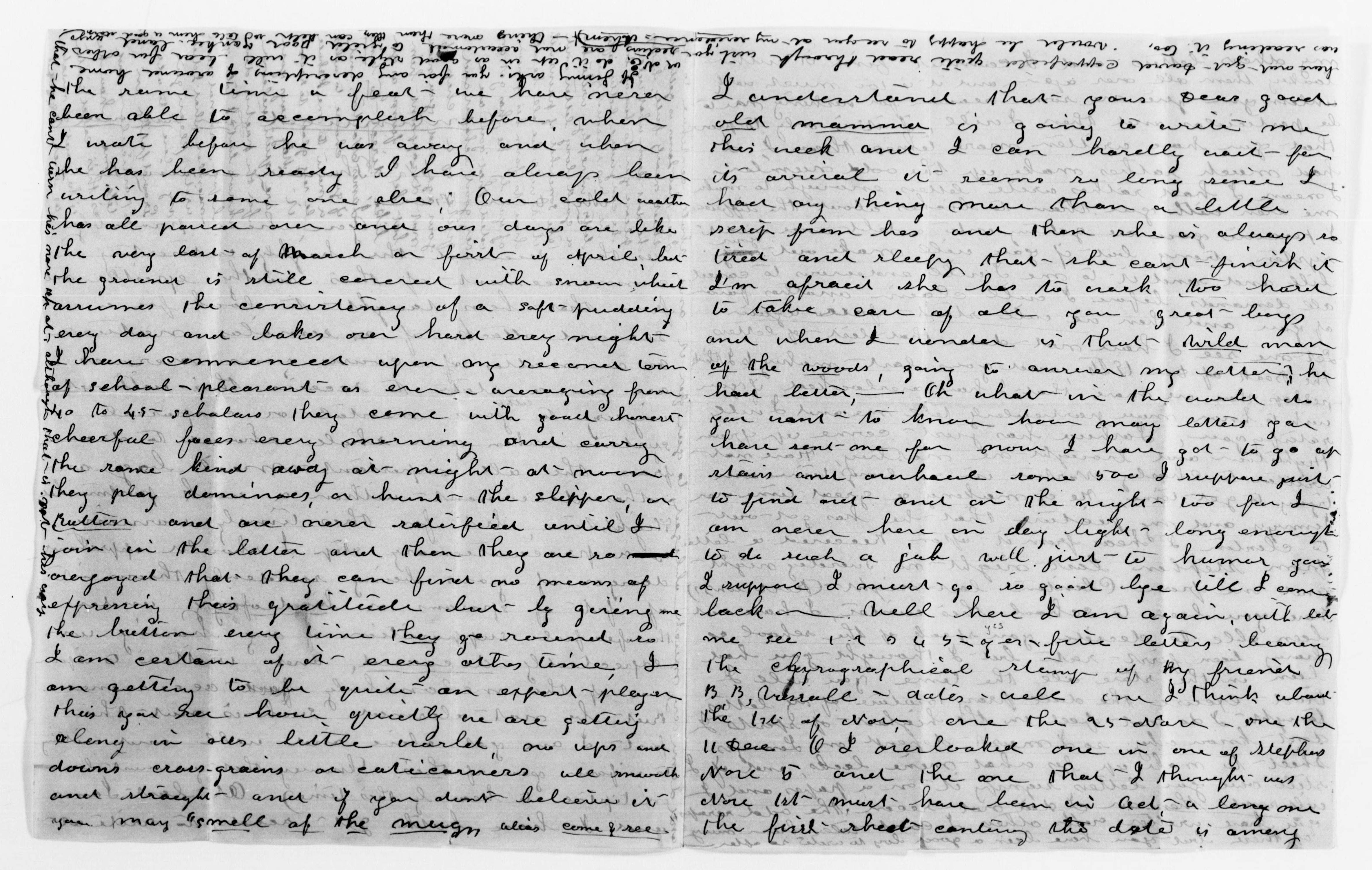 Scanned image of the current content page