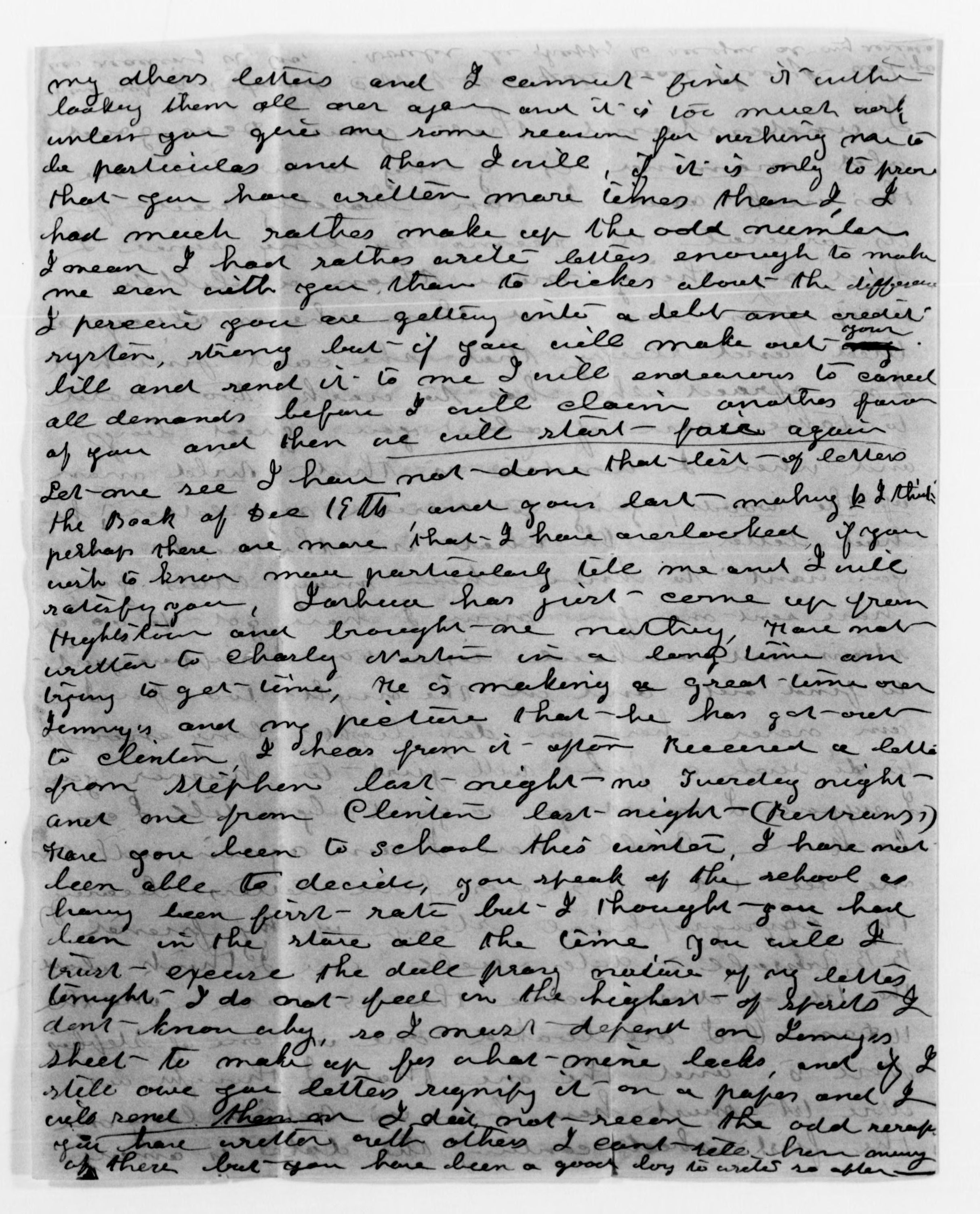 Scanned image of the current content page