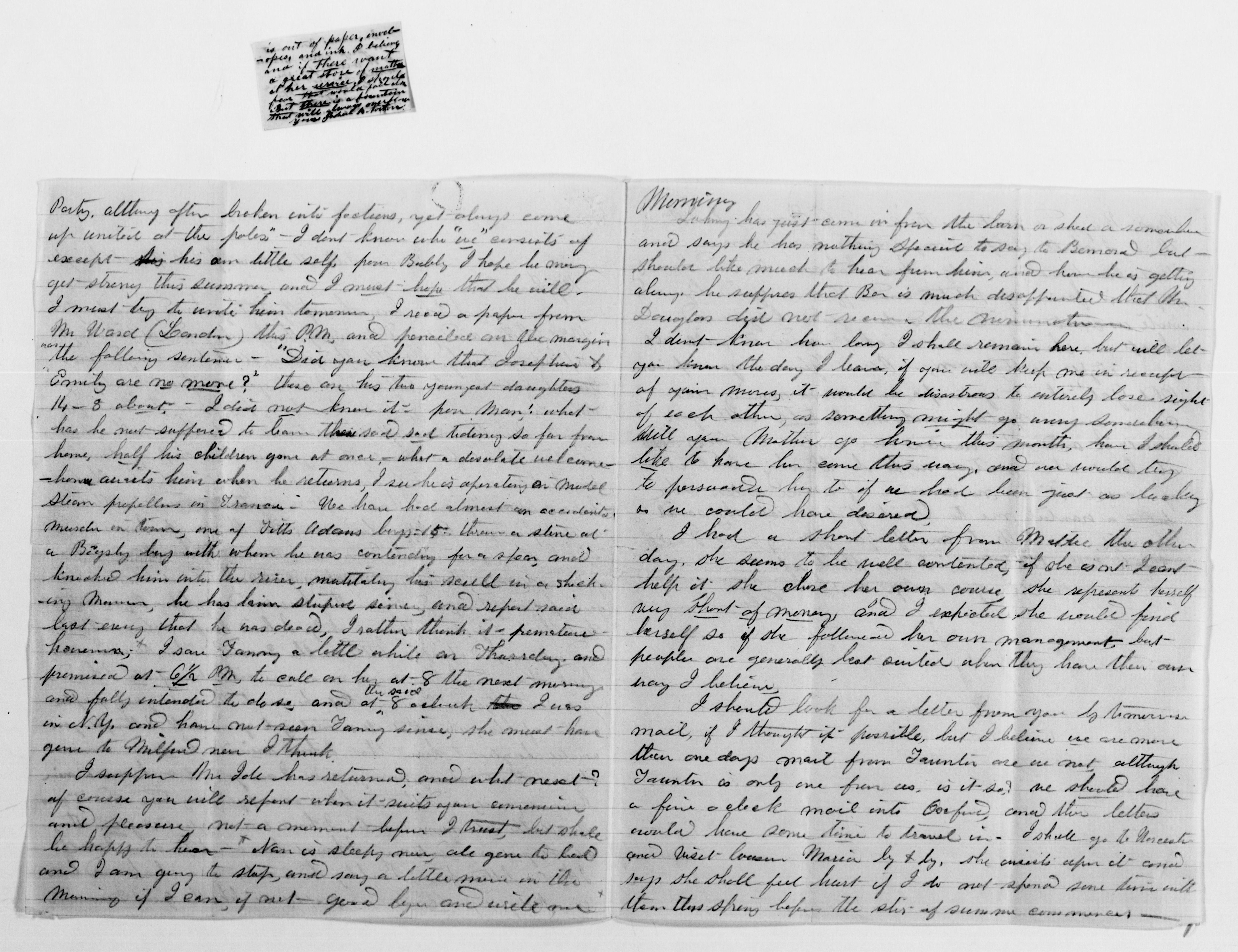 Scanned image of the current content page