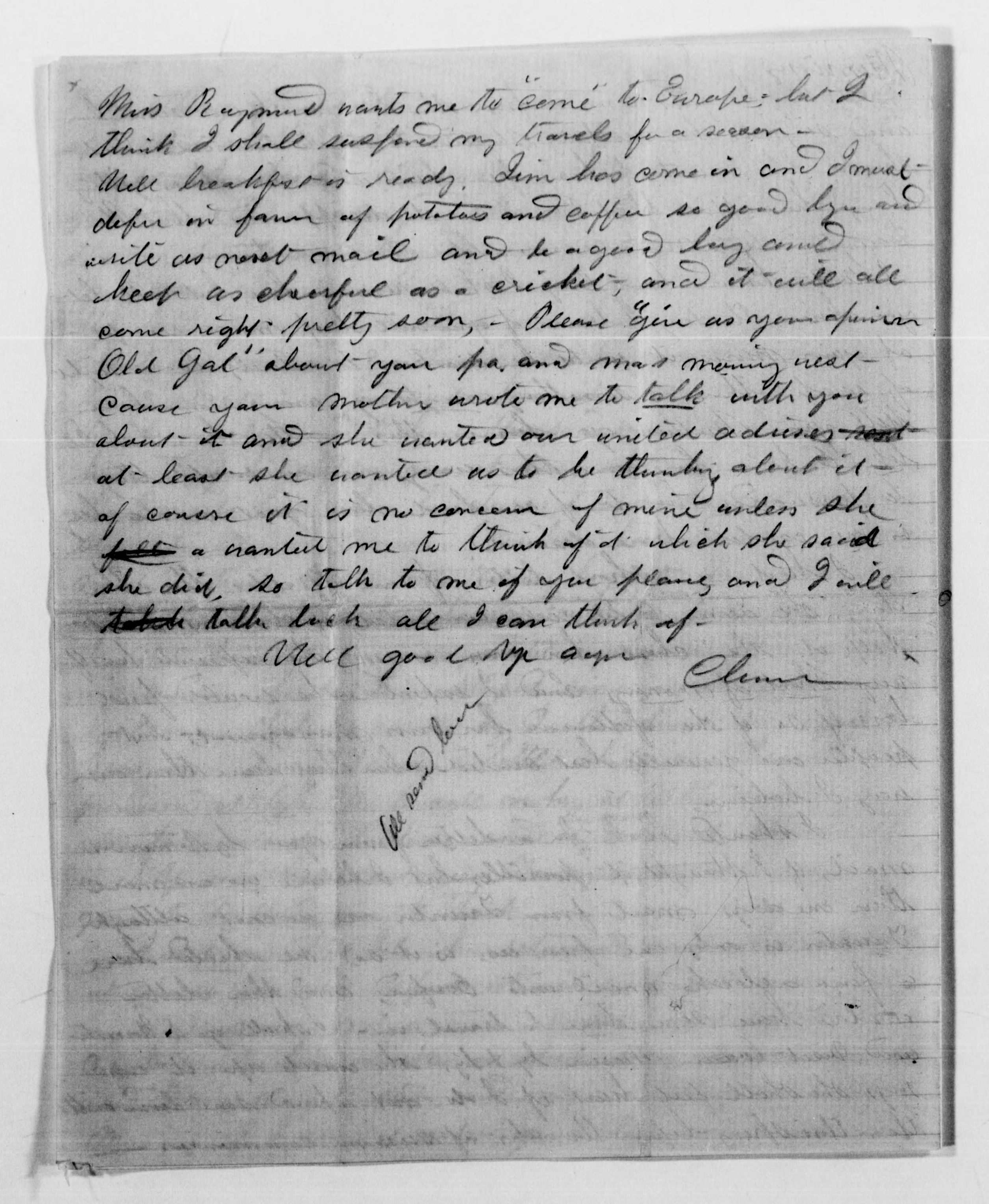 Scanned image of the current content page