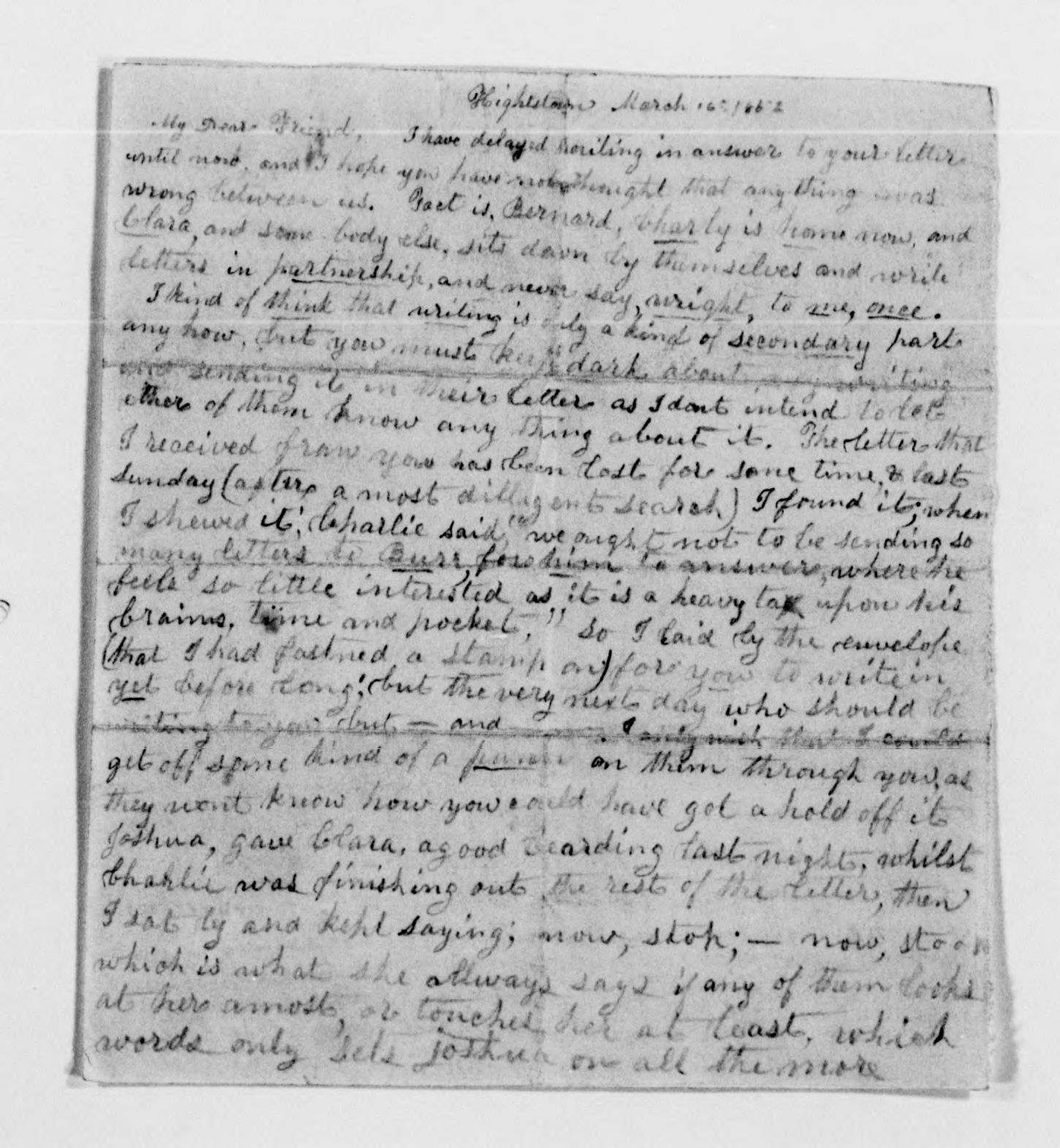 Scanned image of the current content page