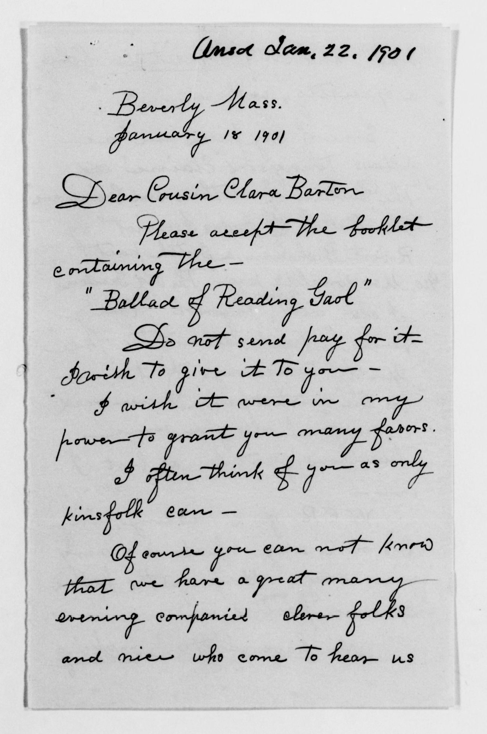 Scanned image of the current content page