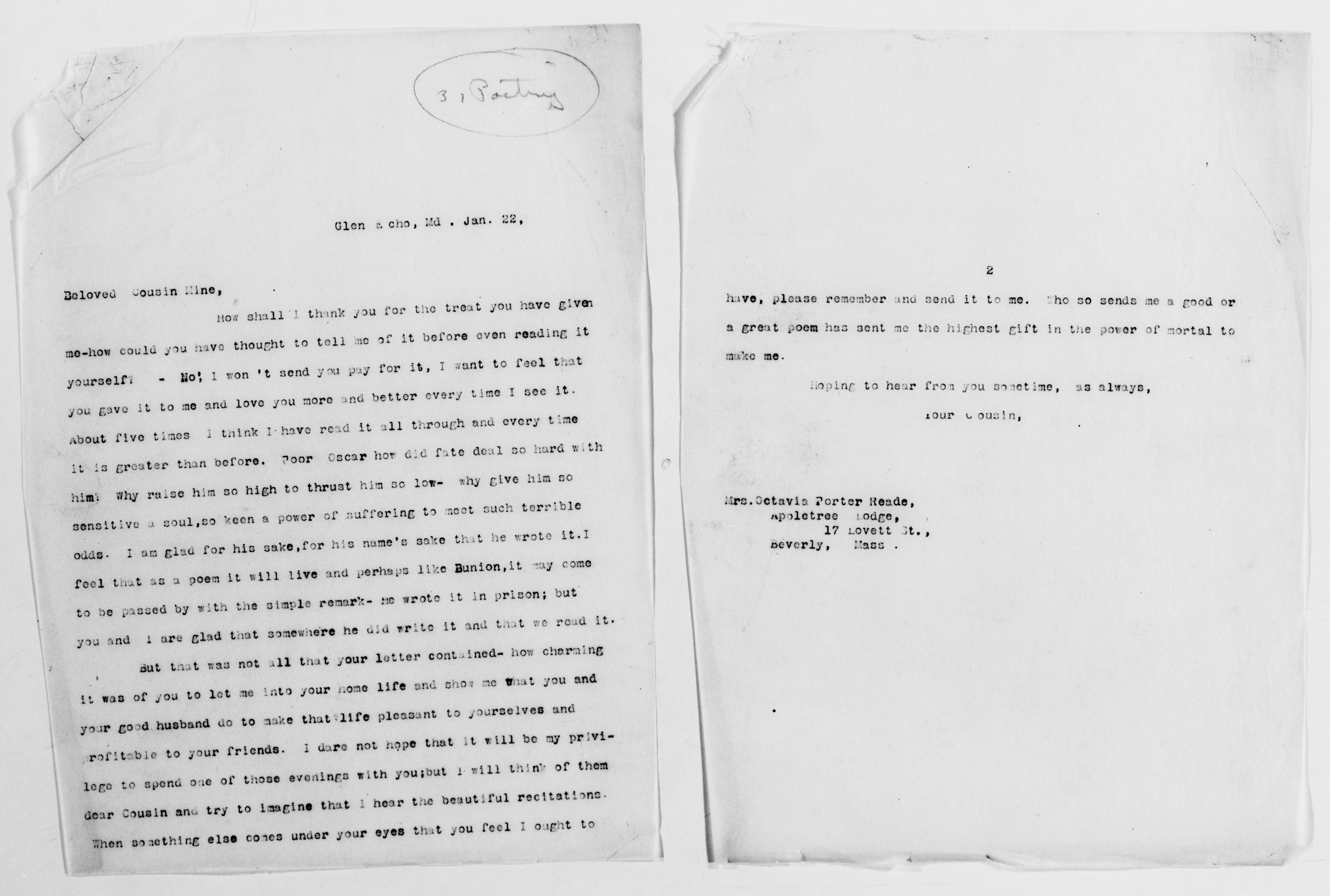 Scanned image of the current content page