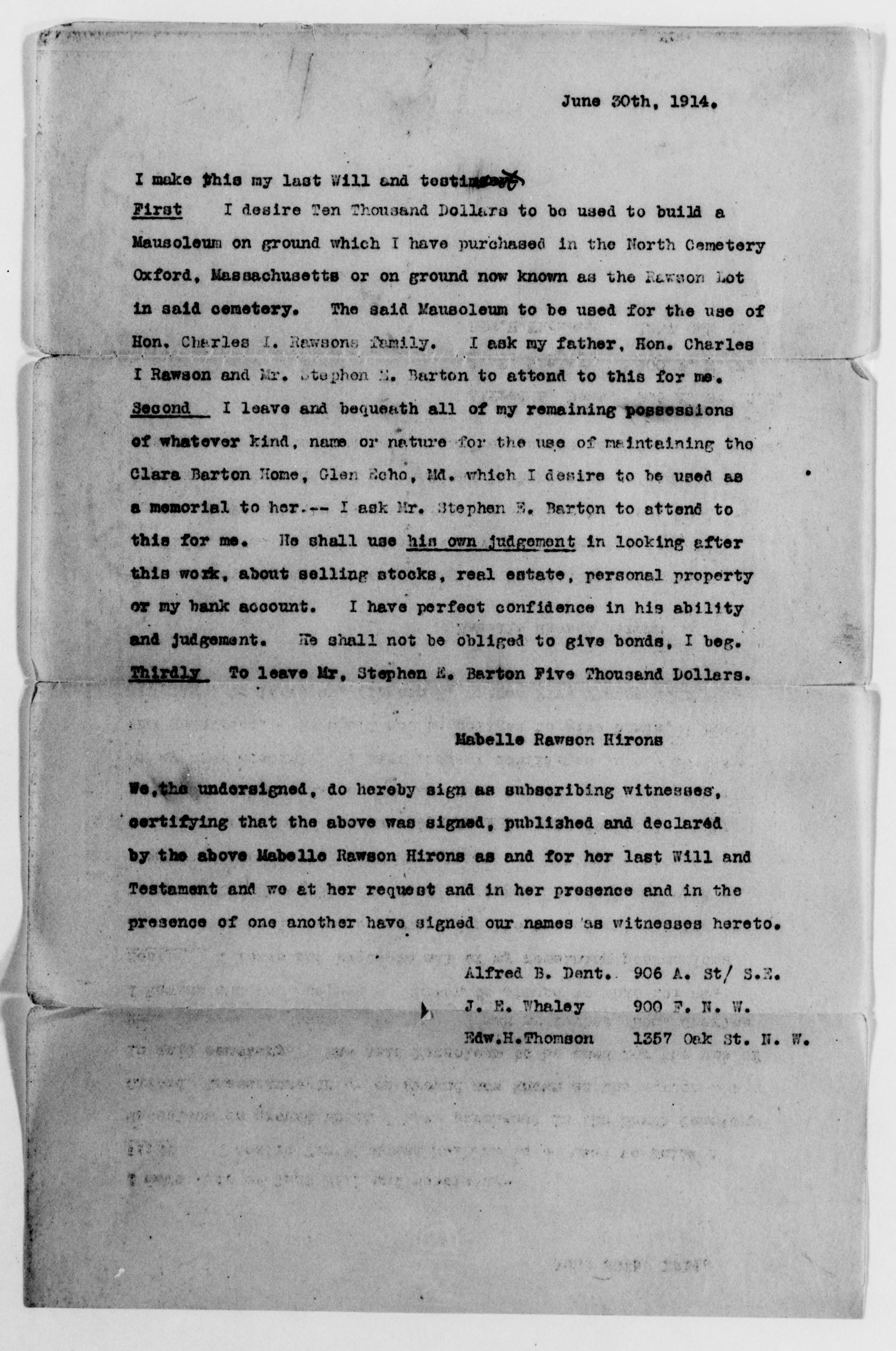 Scanned image of the current content page