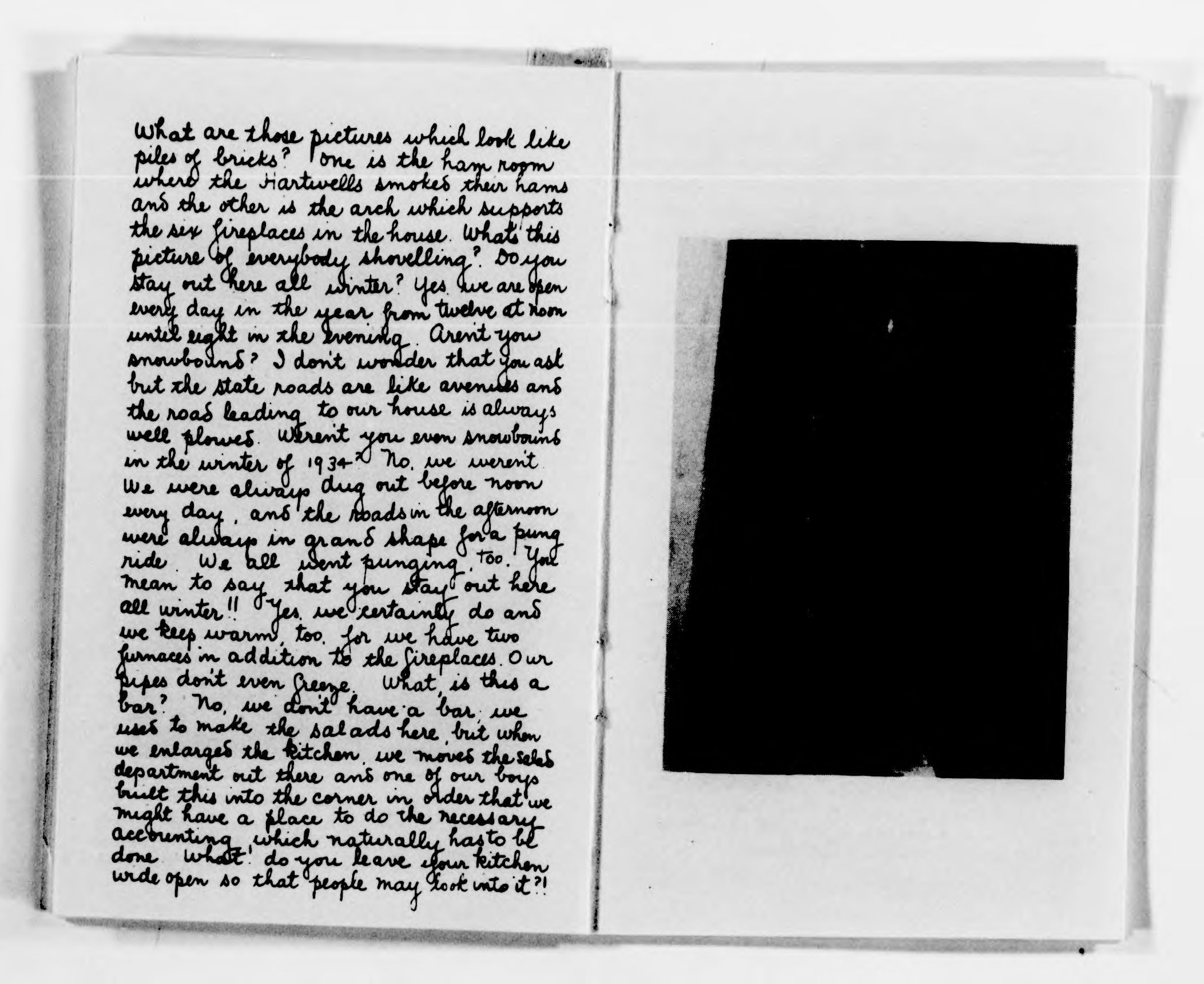 Scanned image of the current content page