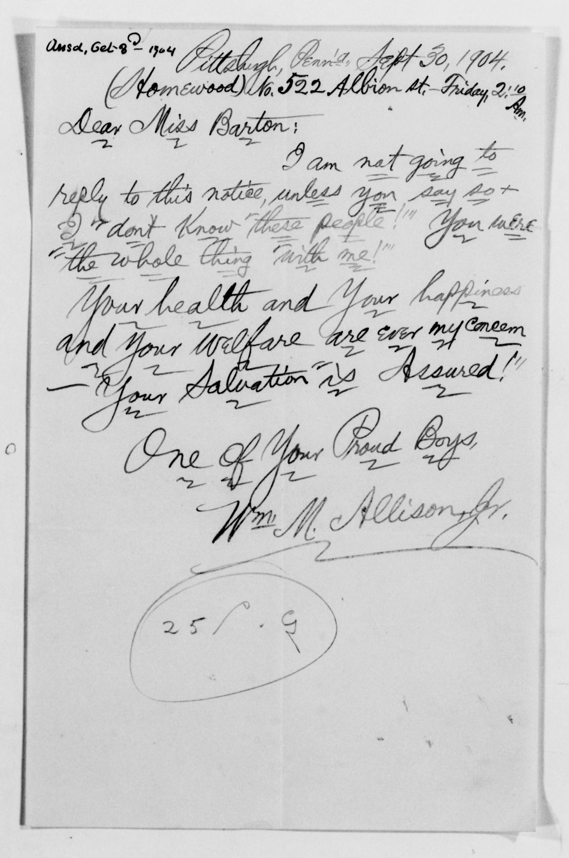 Scanned image of the current content page