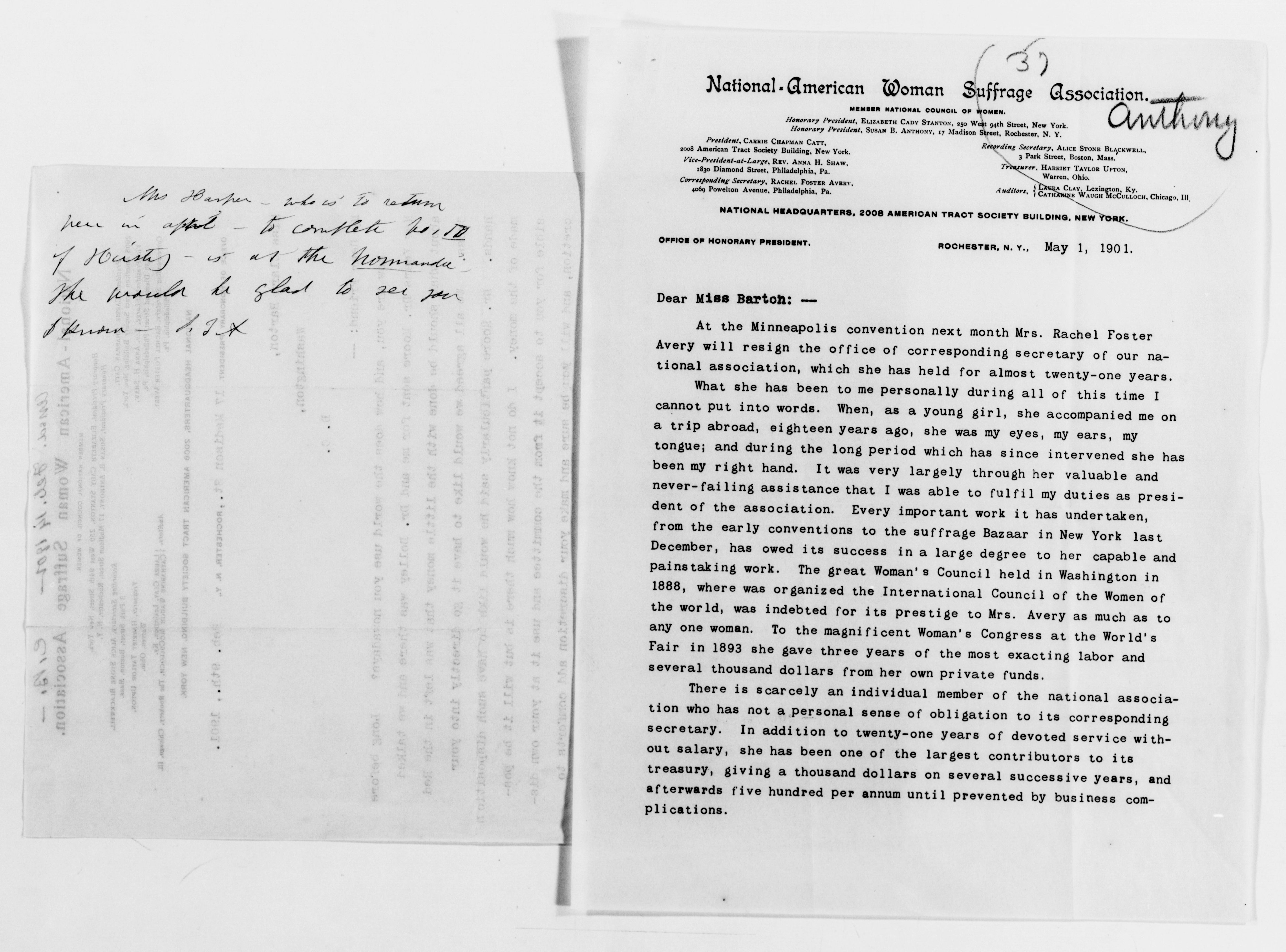 Scanned image of the current content page