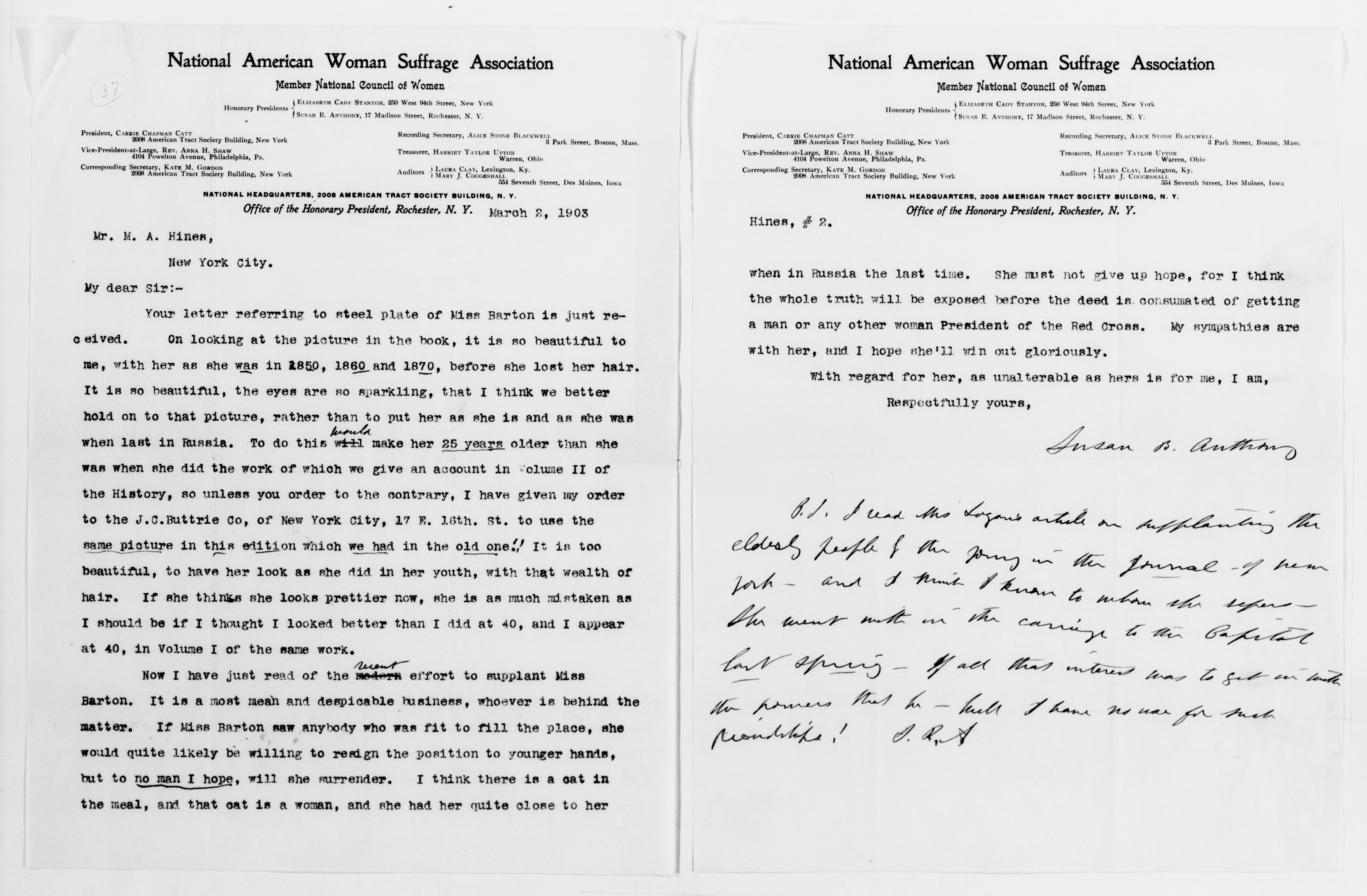 Scanned image of the current content page